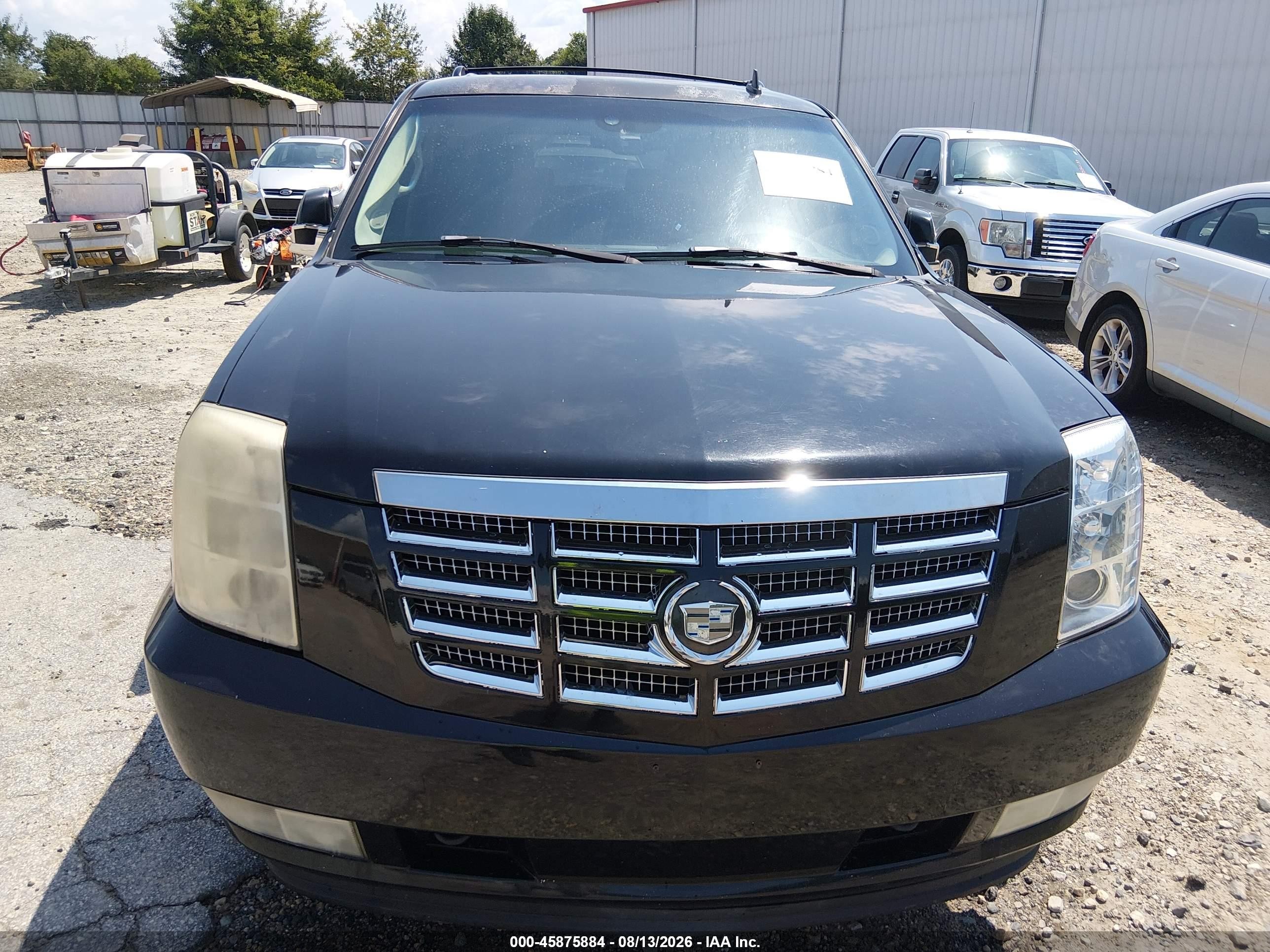 2007 Cadillac Escalade   Black vin: 1GYEC63877R308039