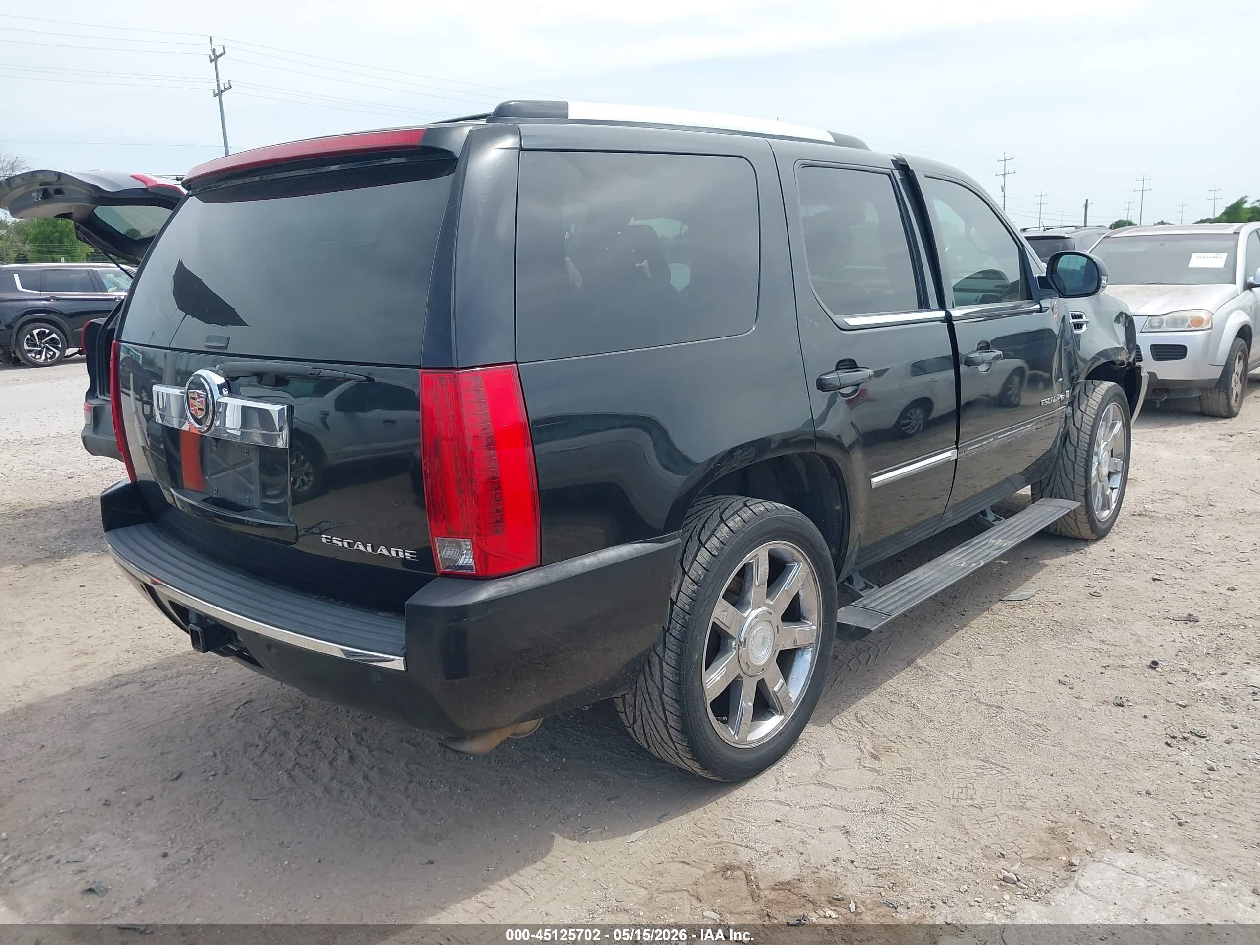 2008 Cadillac Escalade Standard Black vin: 1GYEC63878R163683