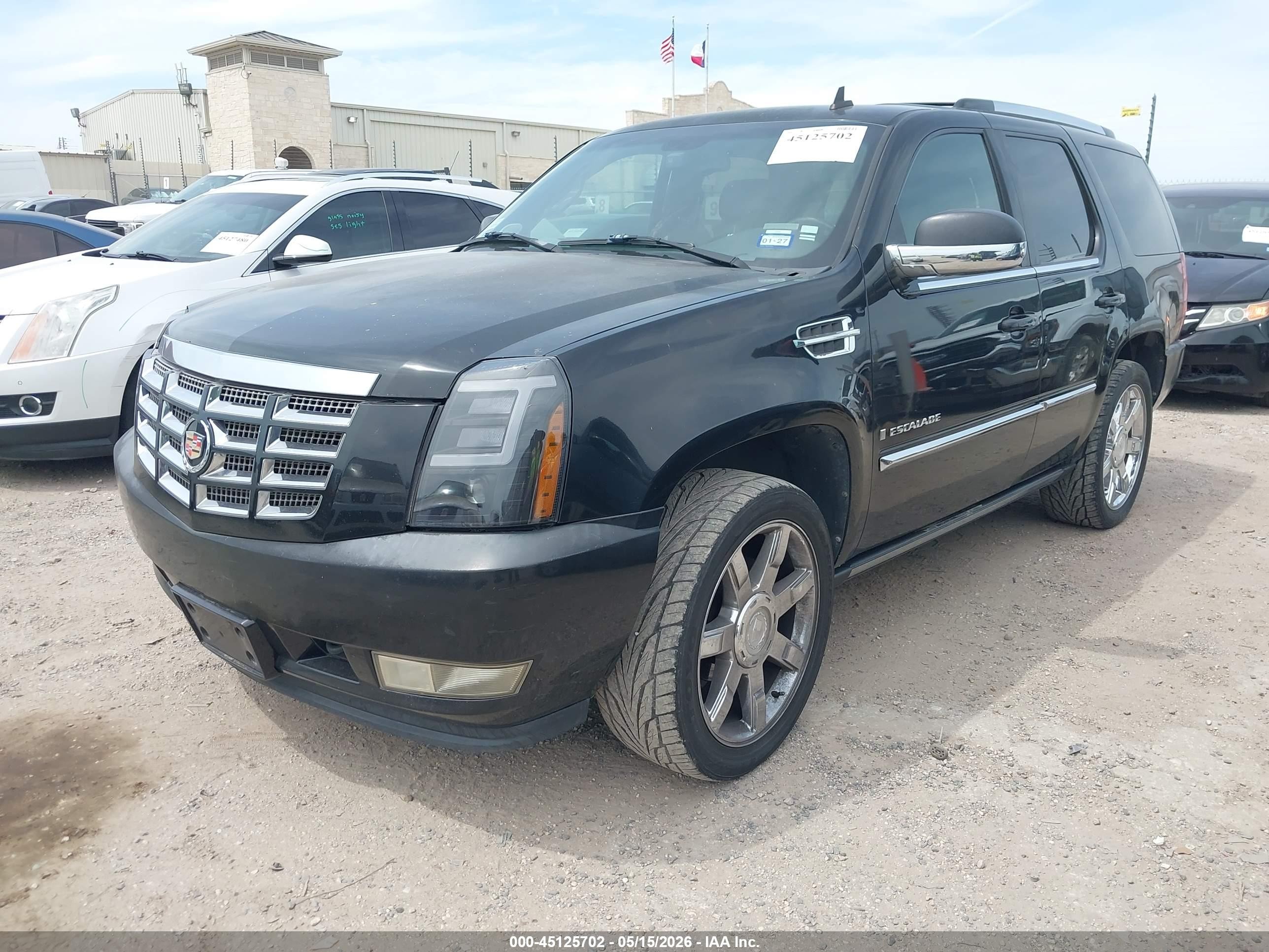 2008 Cadillac Escalade Standard Black vin: 1GYEC63878R163683