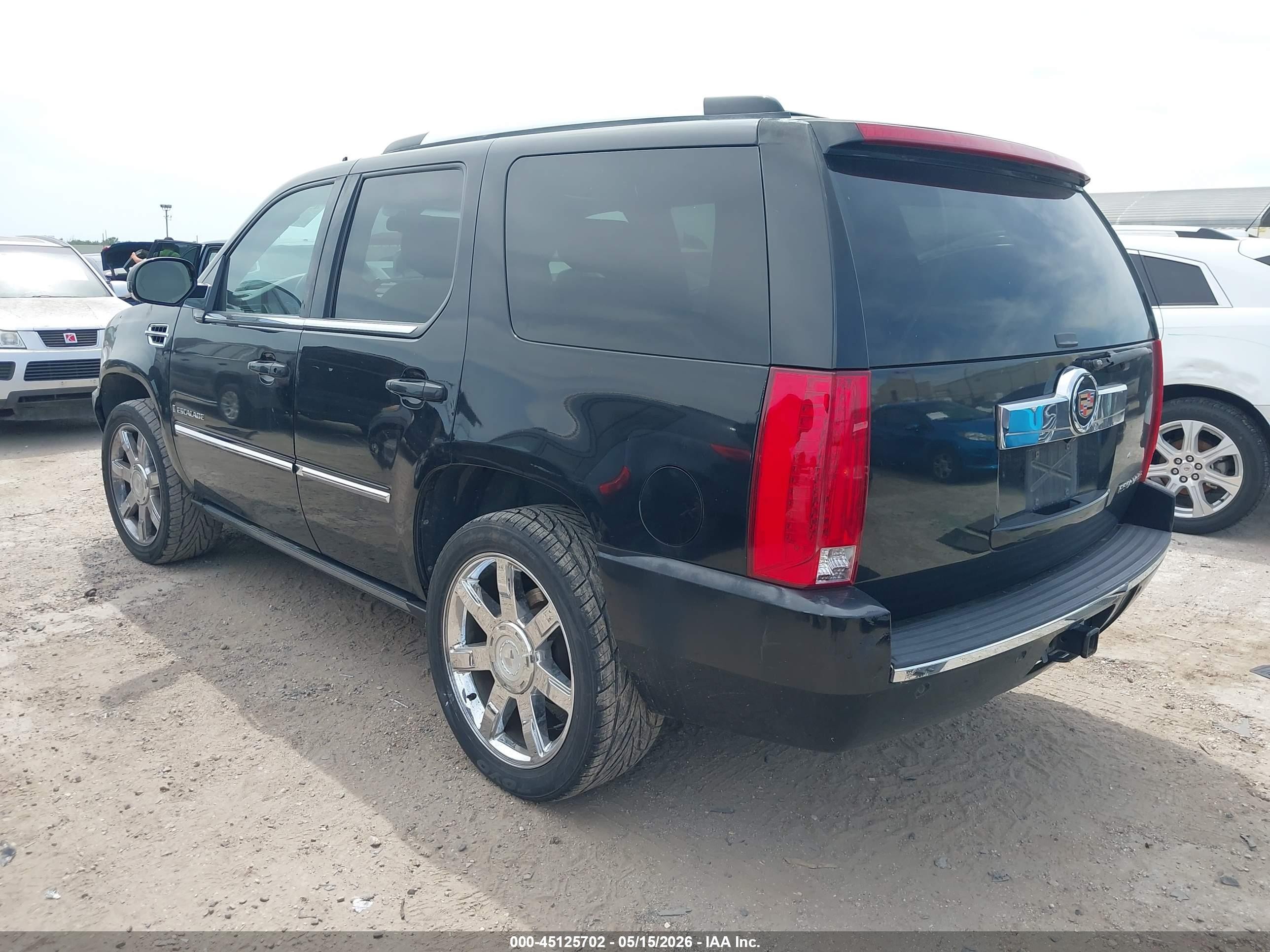 2008 Cadillac Escalade Standard Black vin: 1GYEC63878R163683