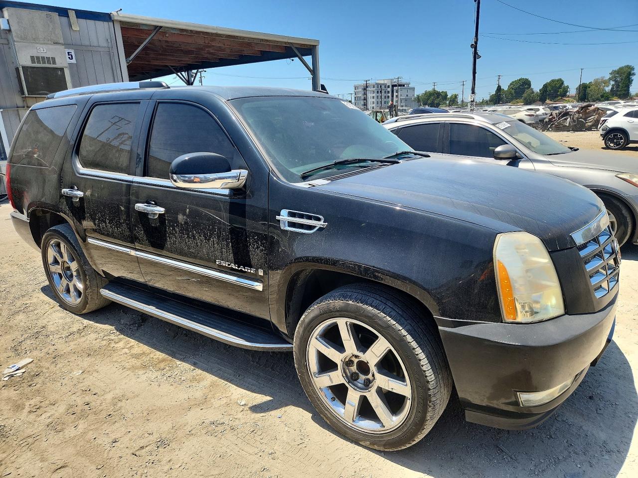 2007 Cadillac Escalade Luxury Black vin: 1GYEC638X7R286036