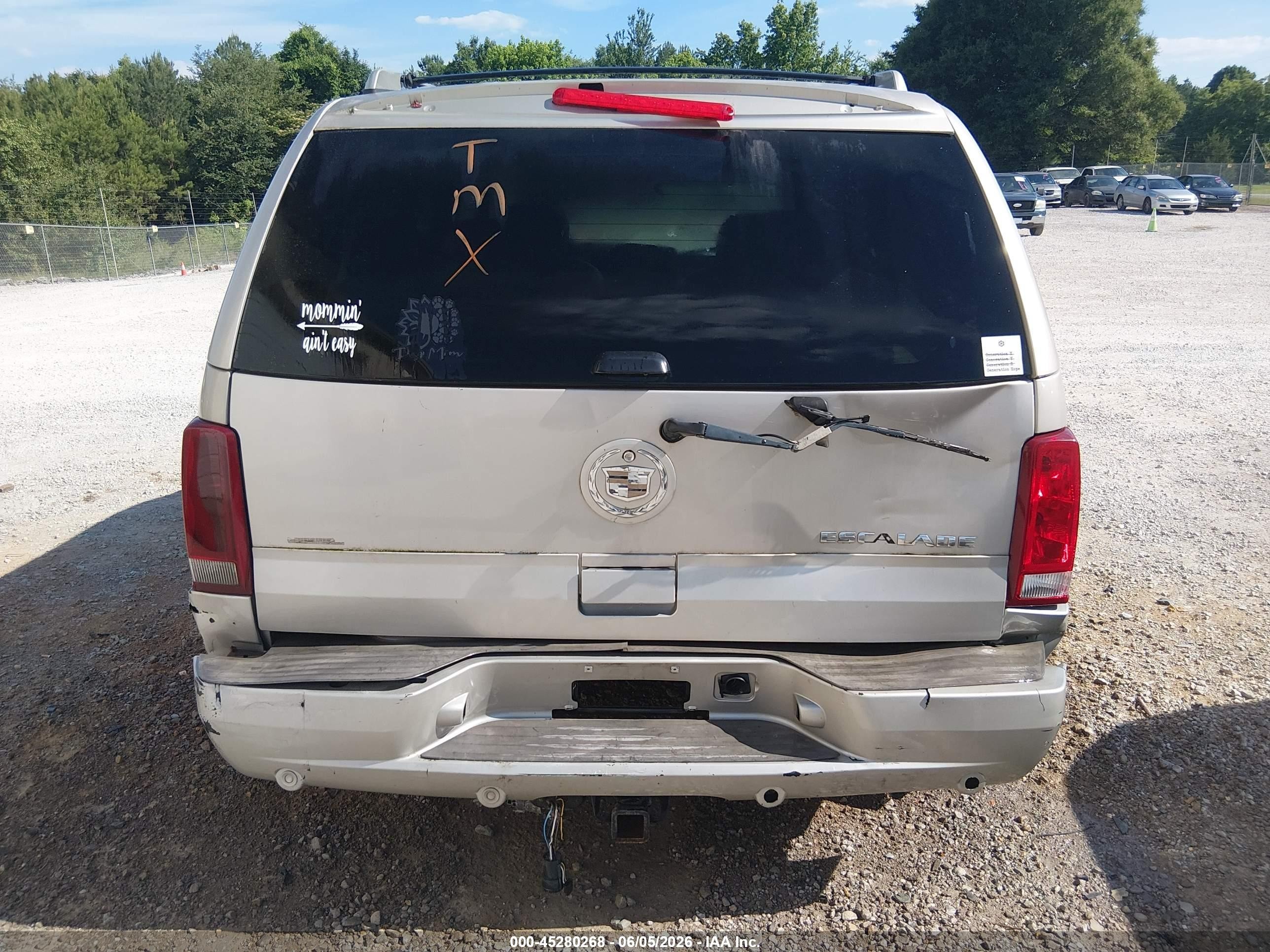 2005 Cadillac Escalade Standard Gray vin: 1GYEC63N45R215580