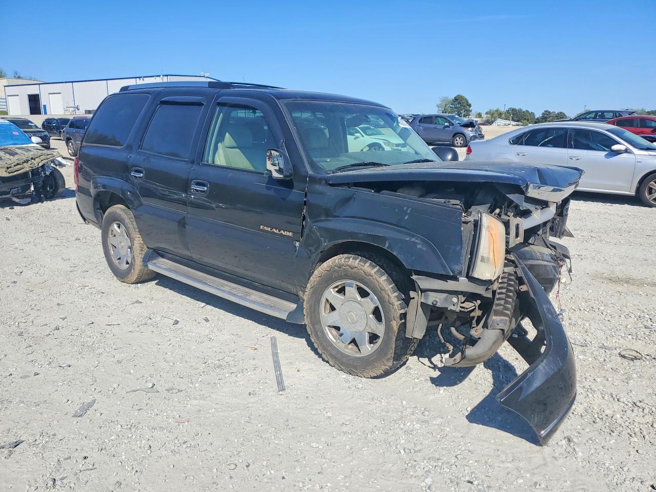 2002 Cadillac Escalade Luxury Black vin: 1GYEC63T12R106567