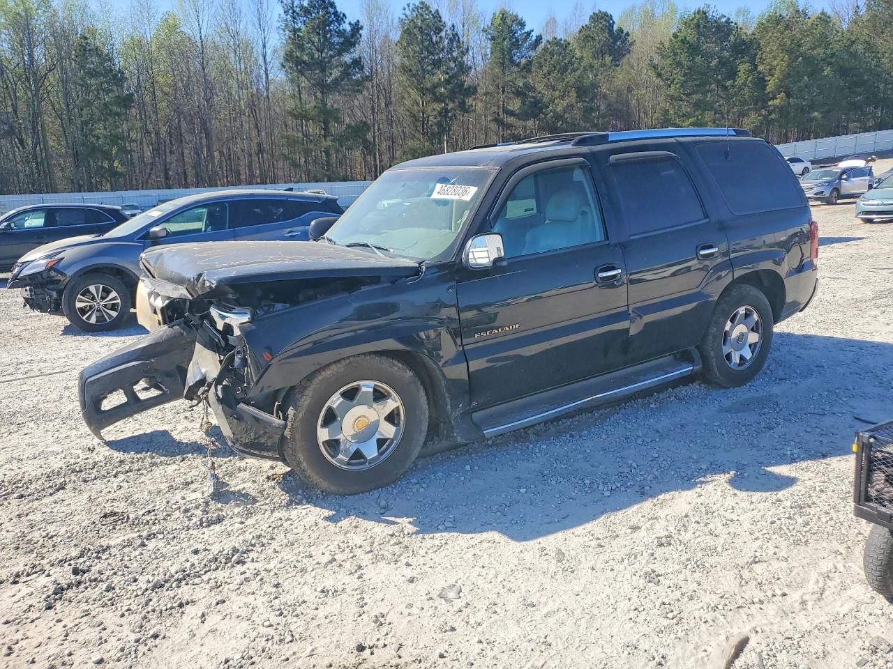 2002 Cadillac Escalade Luxury Black vin: 1GYEC63T12R106567