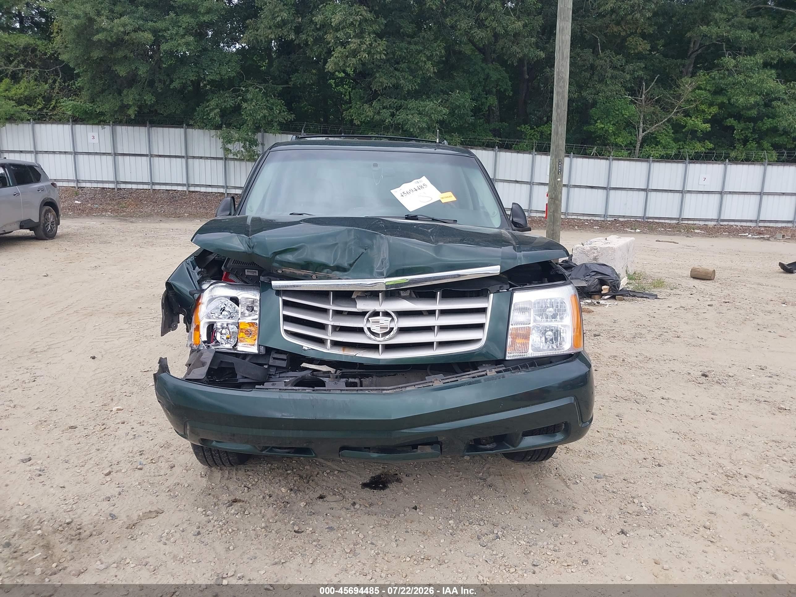 2002 Cadillac Escalade Standard Green vin: 1GYEC63T12R182709