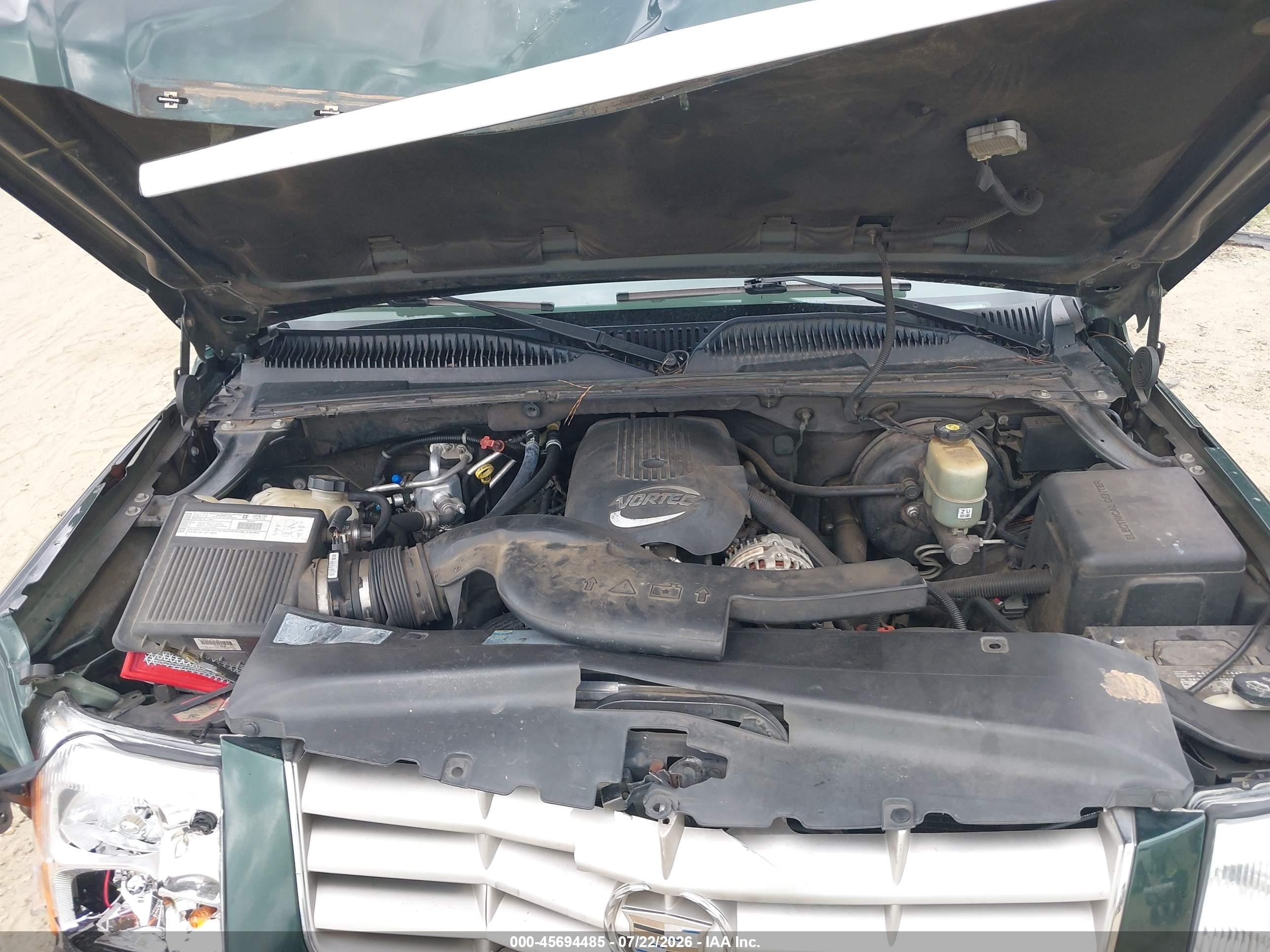 2002 Cadillac Escalade Standard Green vin: 1GYEC63T12R182709
