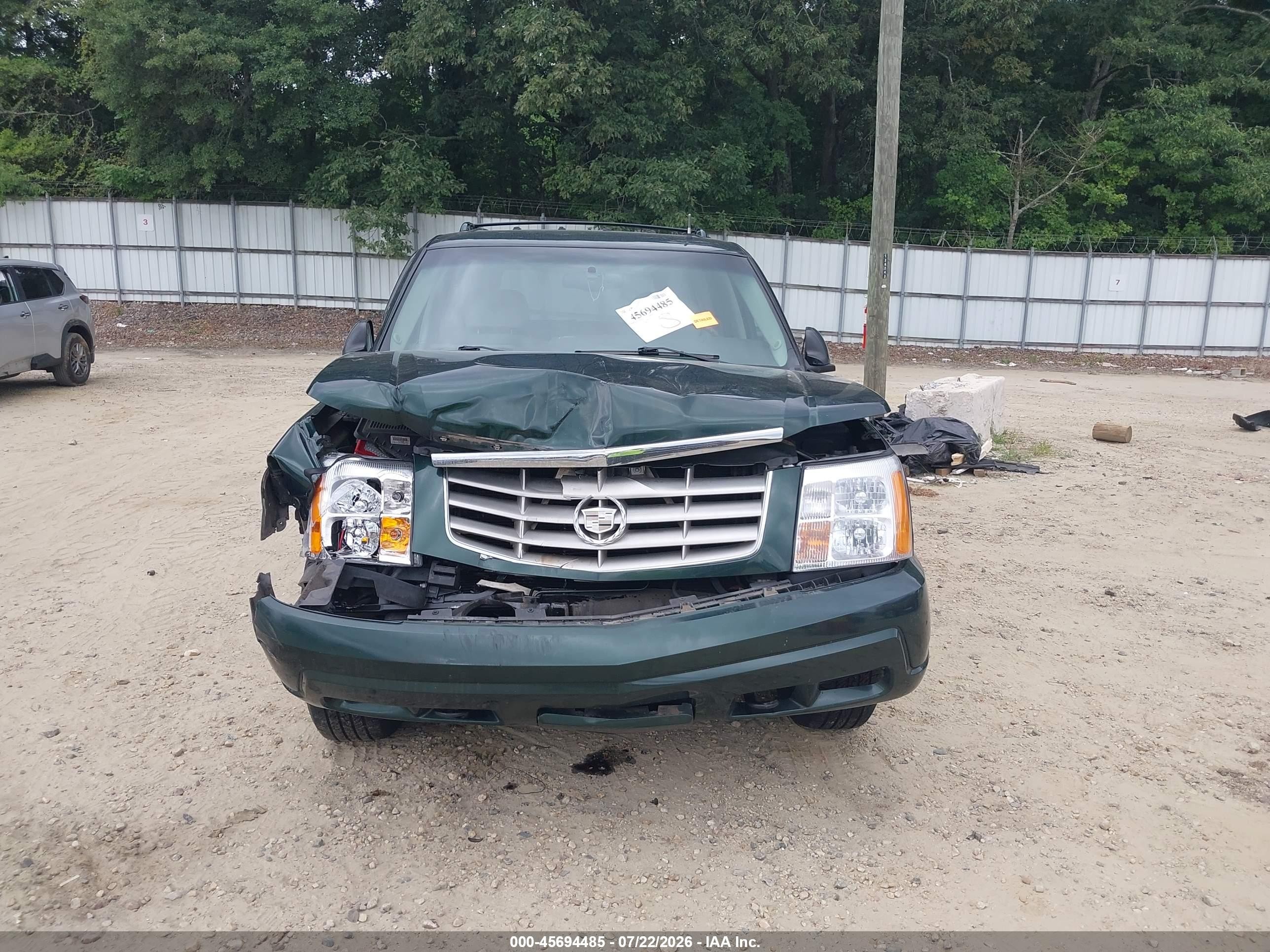 2002 Cadillac Escalade Standard Green vin: 1GYEC63T12R182709