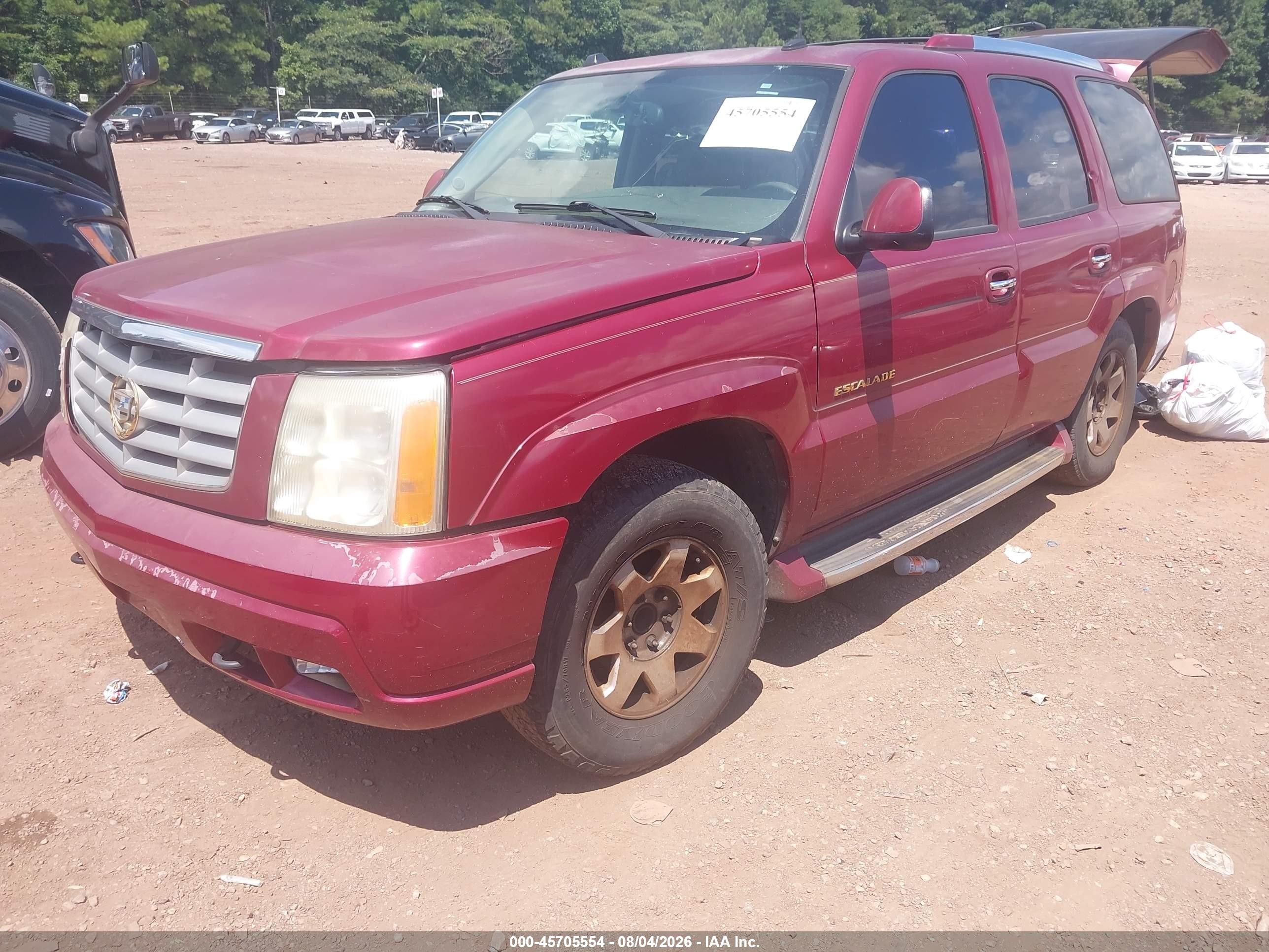 2004 Cadillac Escalade Standard Purple vin: 1GYEC63T14R139006