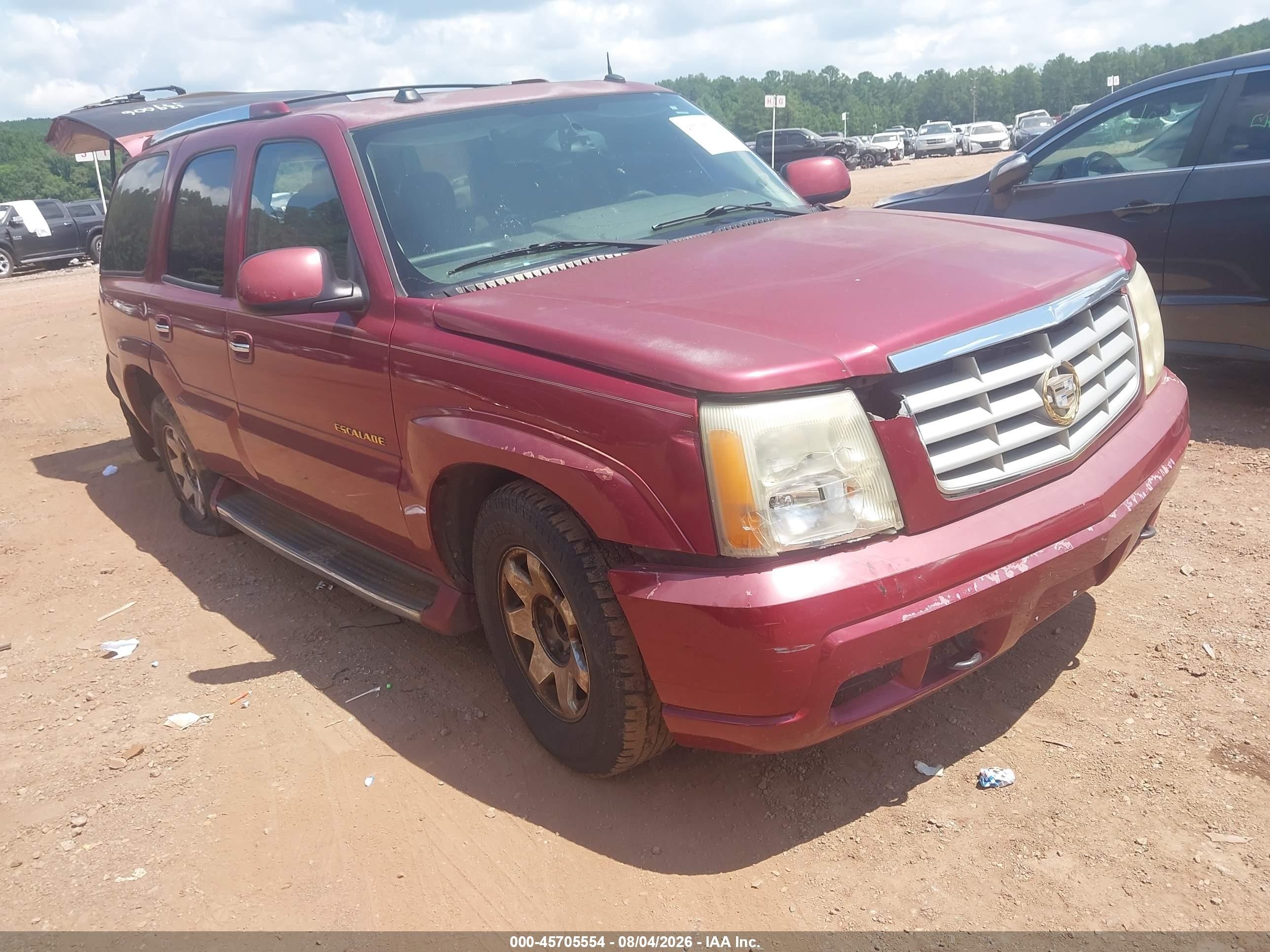 2004 Cadillac Escalade Standard Purple vin: 1GYEC63T14R139006