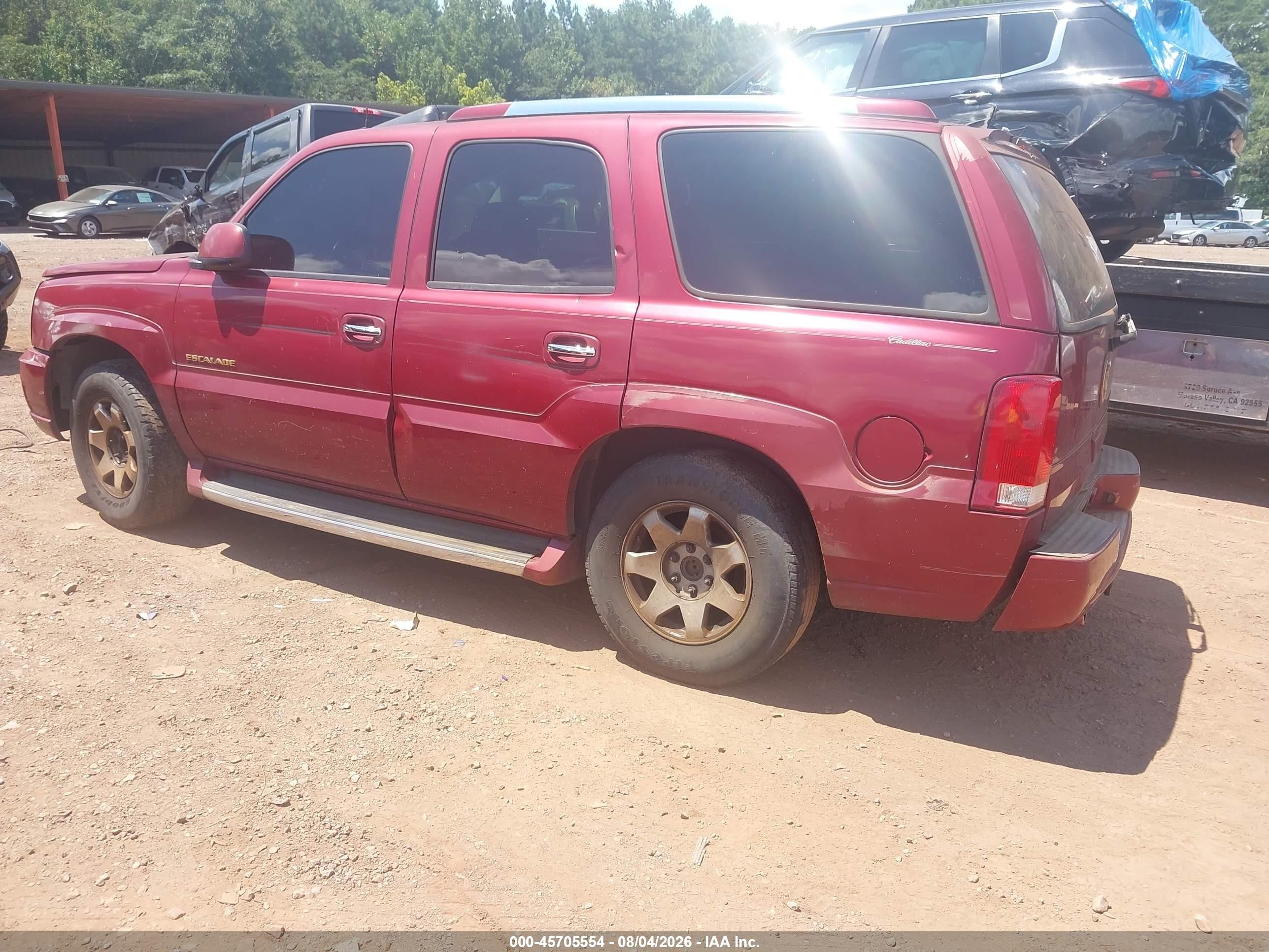 2004 Cadillac Escalade Standard Purple vin: 1GYEC63T14R139006
