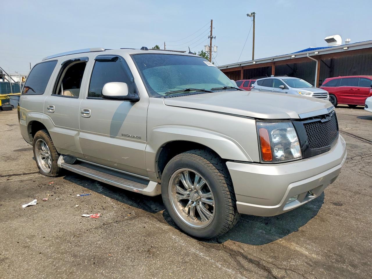 2004 Cadi Escalade L Silver vin: 1GYEC63T14R210561
