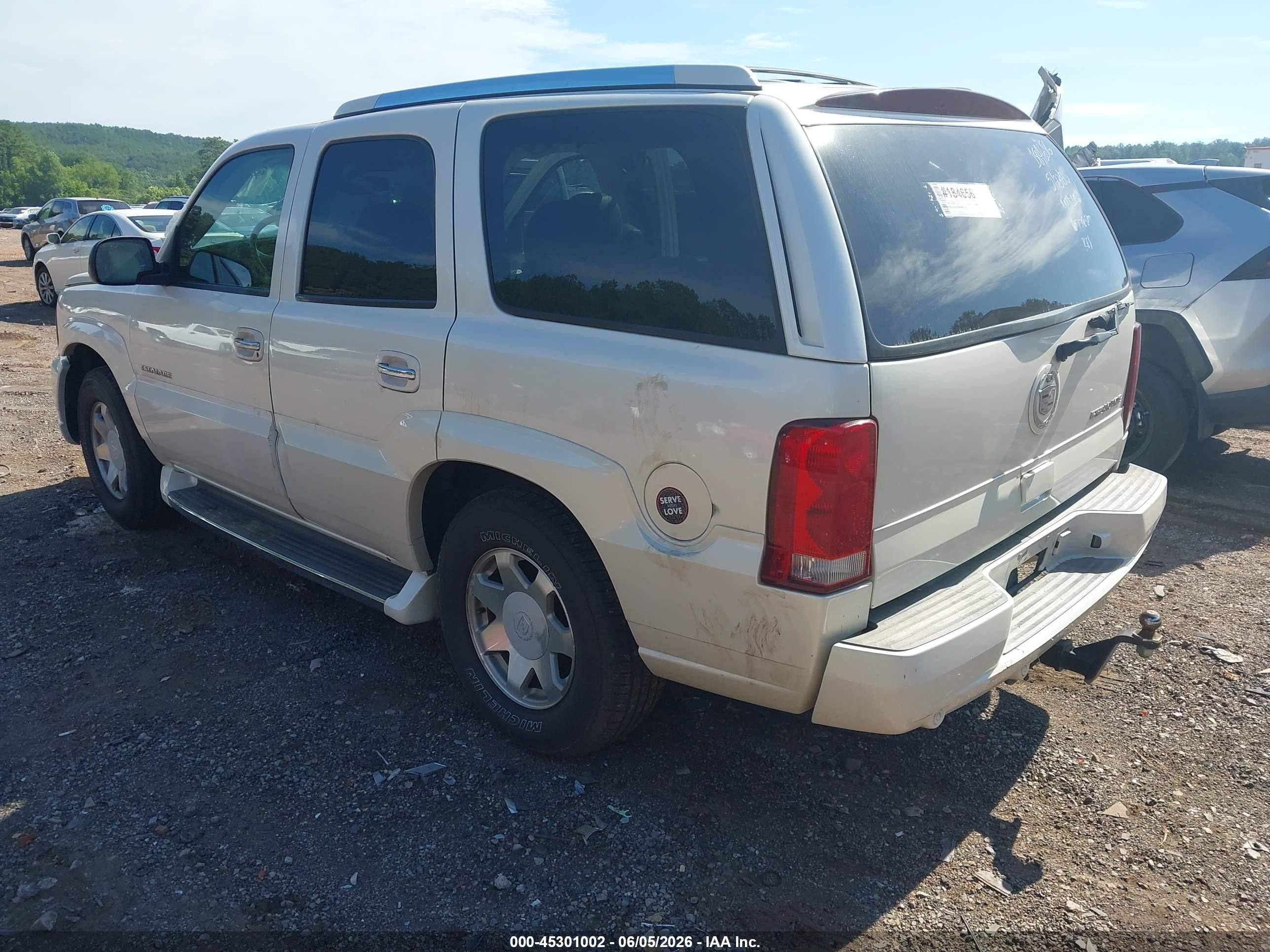 2002 Cadillac Escalade Standard White vin: 1GYEC63T32R186048