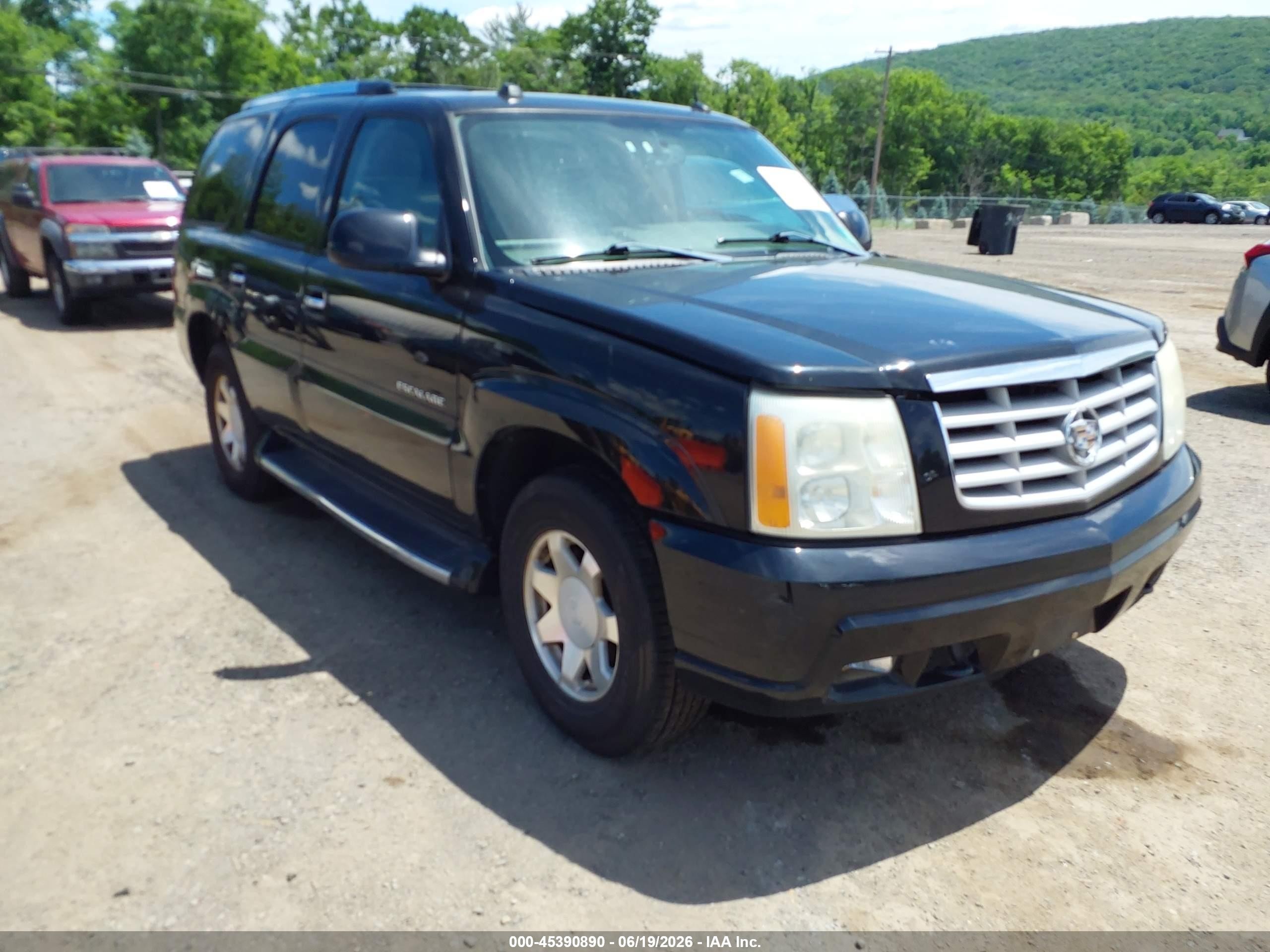 2004 Cadillac Escalade Standard Black vin: 1GYEC63T34R265660