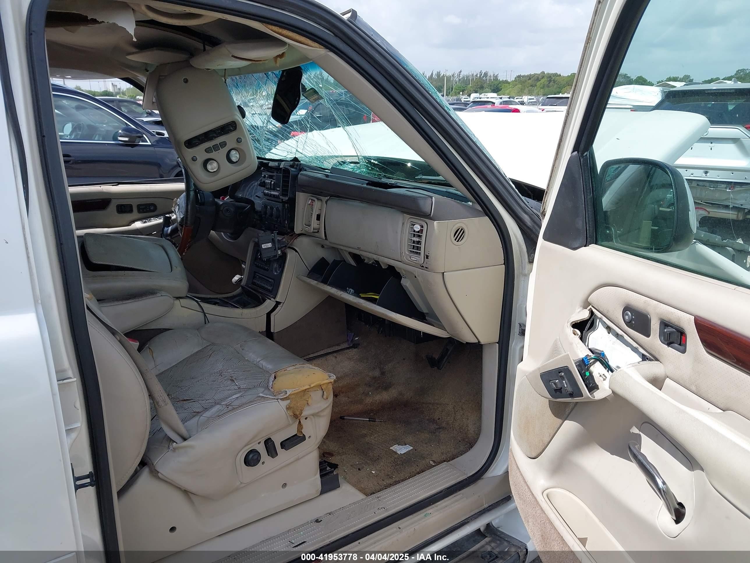 2002 Cadillac Escalade Standard White vin: 1GYEC63T42R183580