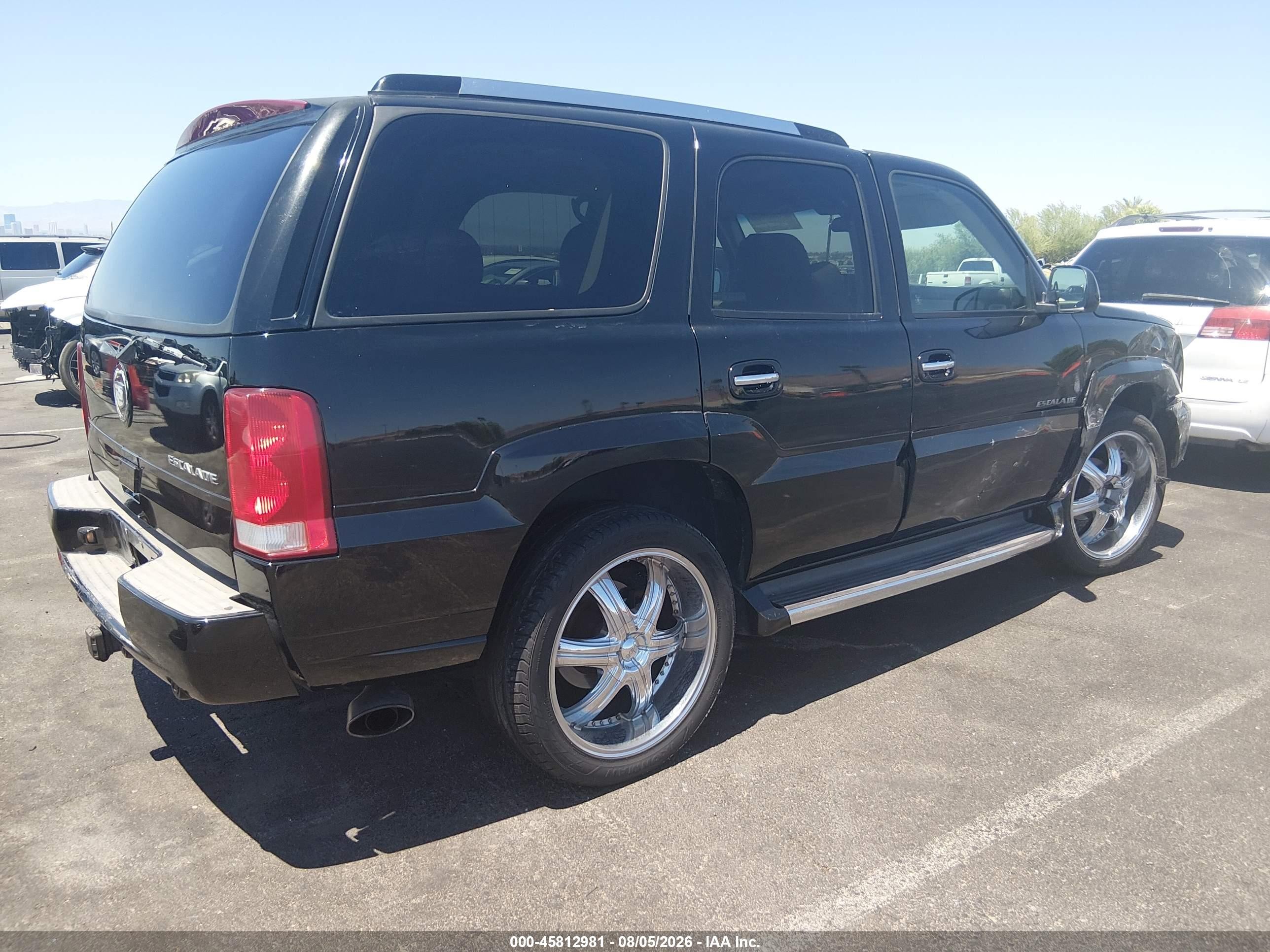 2002 Cadillac Escalade Standard Black vin: 1GYEC63T42R217775