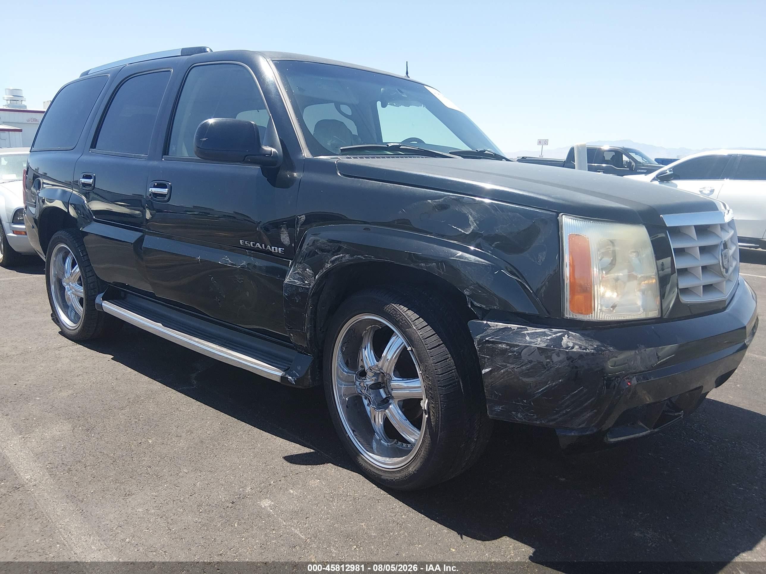 2002 Cadillac Escalade Standard Black vin: 1GYEC63T42R217775