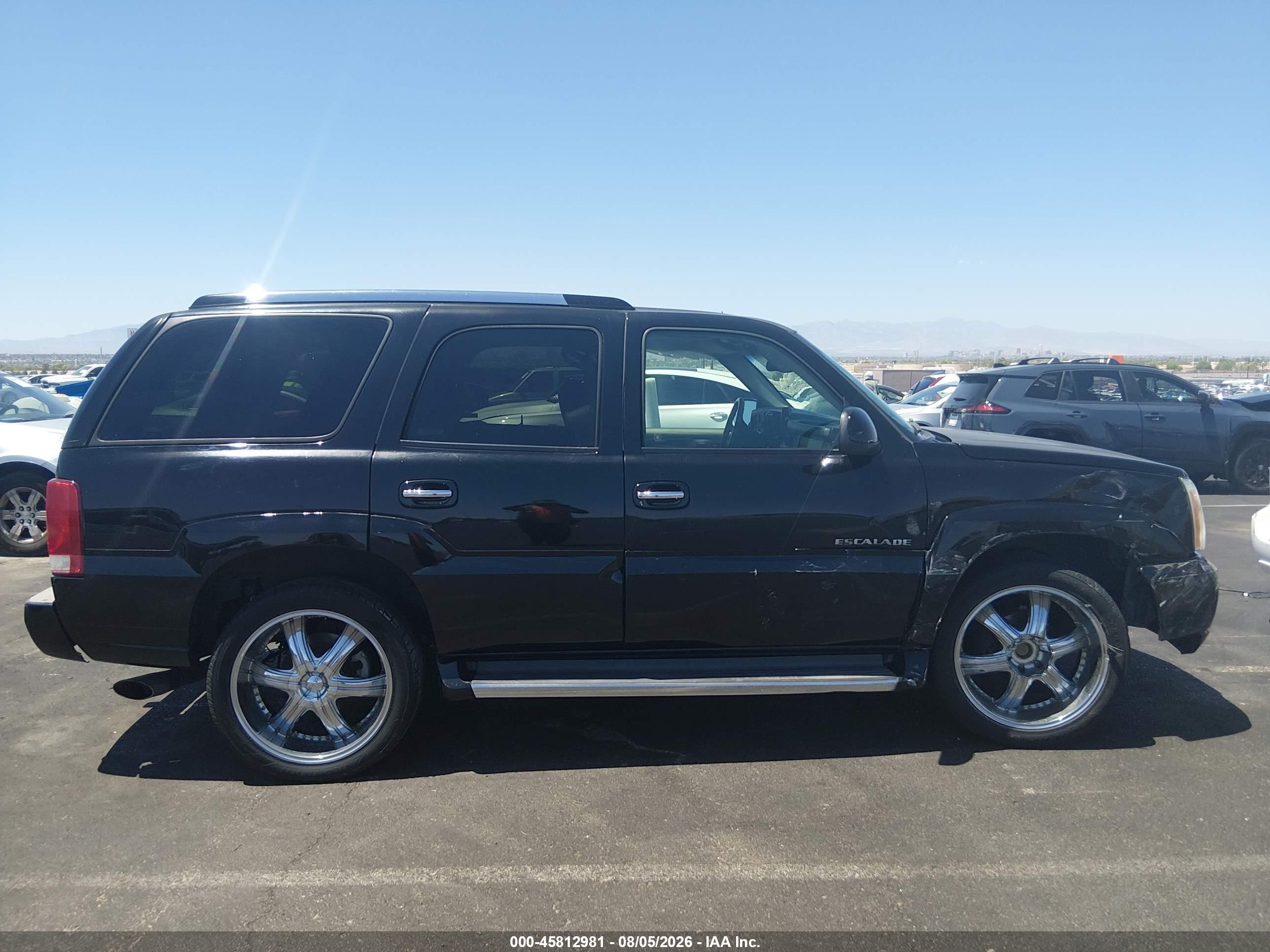 2002 Cadillac Escalade Standard Black vin: 1GYEC63T42R217775