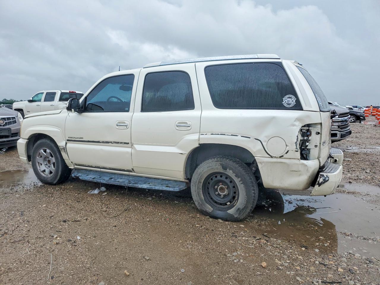 2003 Cadillac Escalade Luxury White vin: 1GYEC63T73R319718