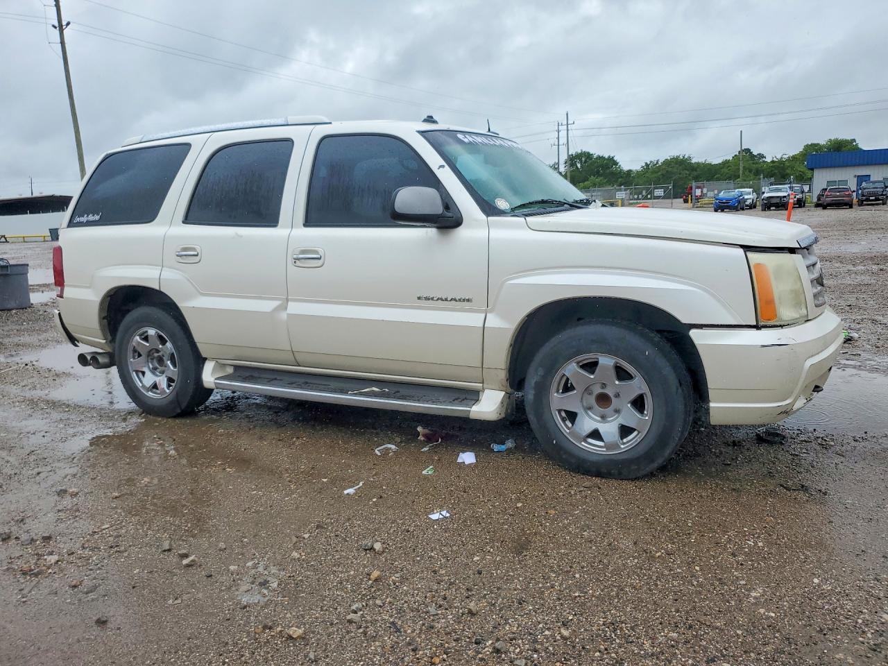 2003 Cadillac Escalade Luxury White vin: 1GYEC63T73R319718