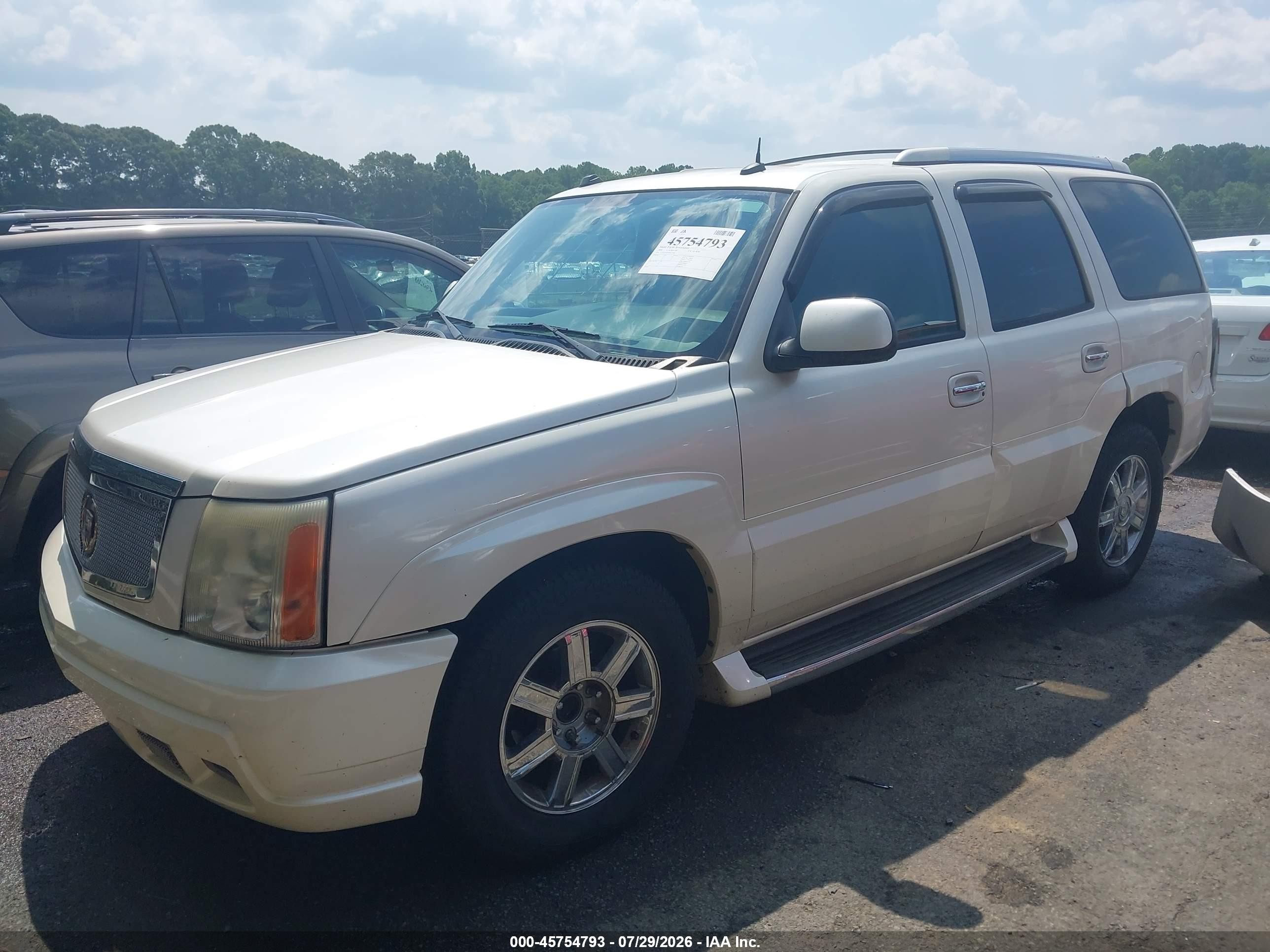 2004 Cadillac Escalade Standard White vin: 1GYEC63T74R155548