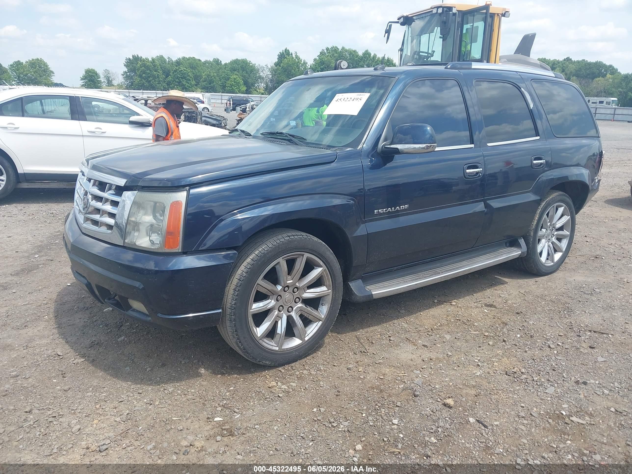 2004 Cadillac Escalade Standard Blue vin: 1GYEC63T74R322653