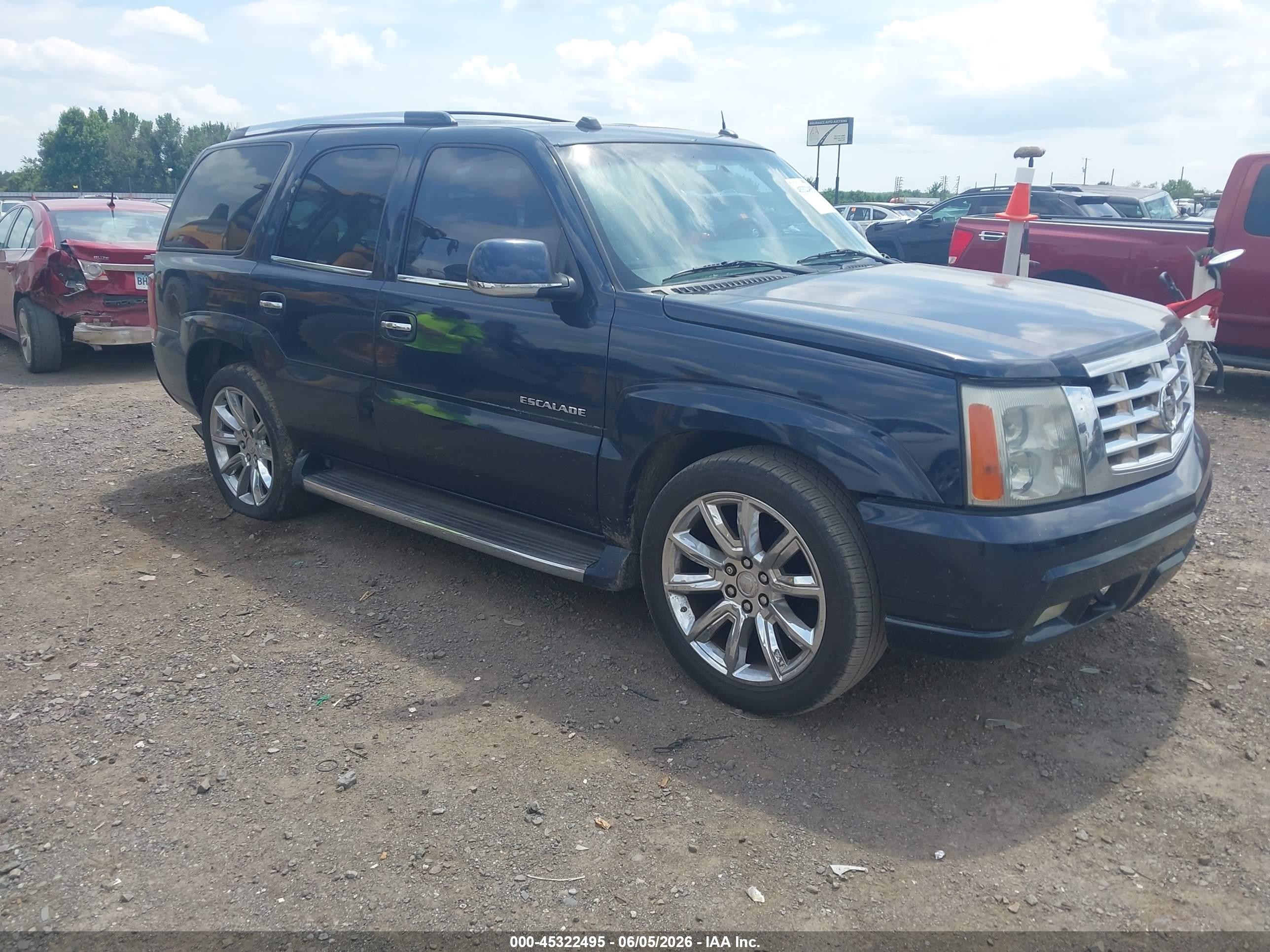 2004 Cadillac Escalade Standard Blue vin: 1GYEC63T74R322653