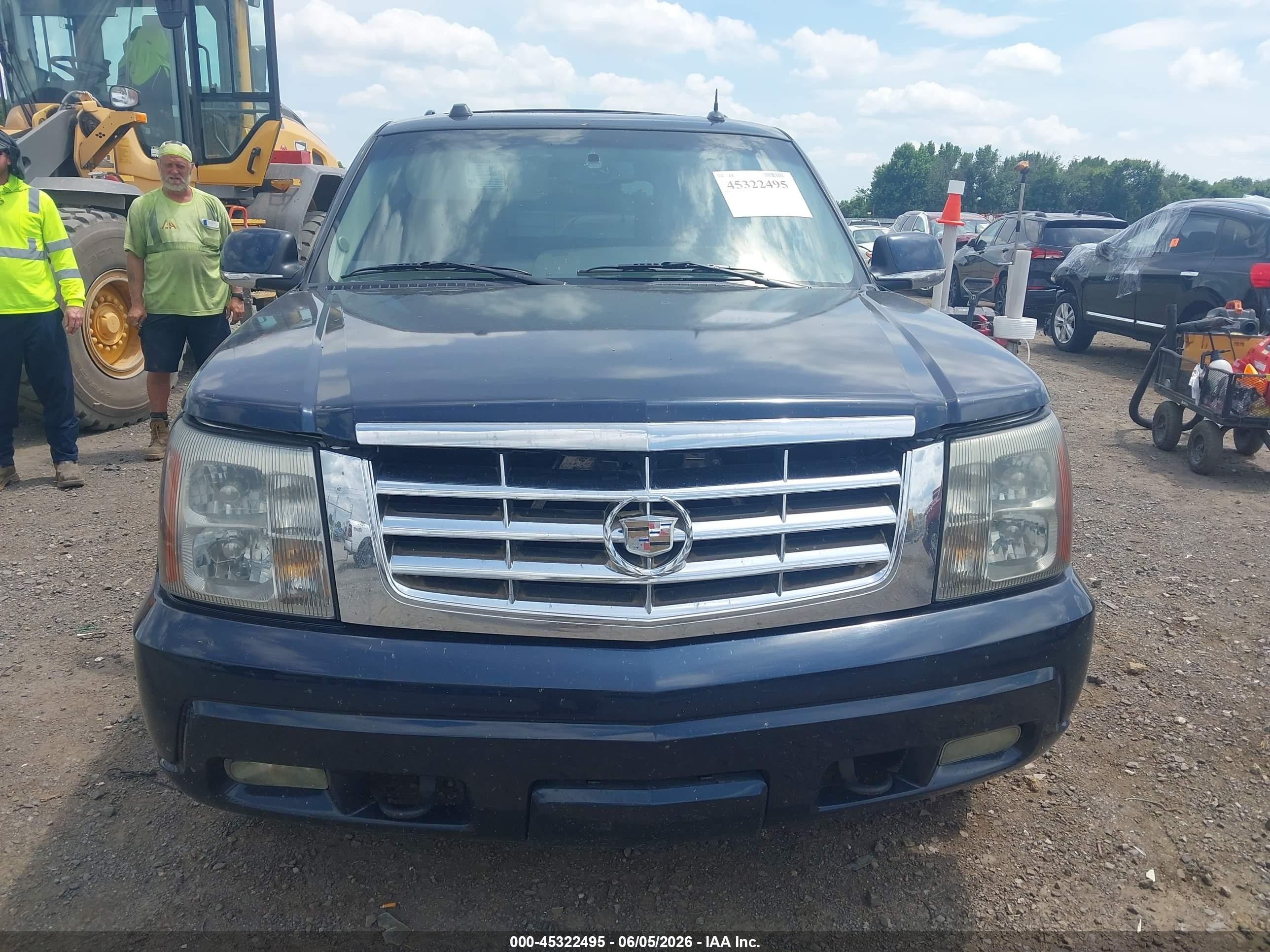 2004 Cadillac Escalade Standard Blue vin: 1GYEC63T74R322653