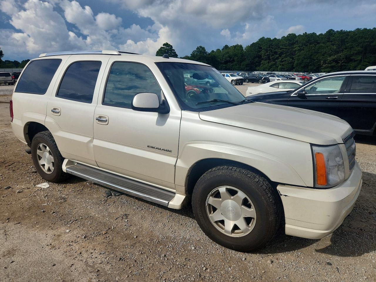 2005 Cadillac Escalade Luxury White vin: 1GYEC63T85R195221
