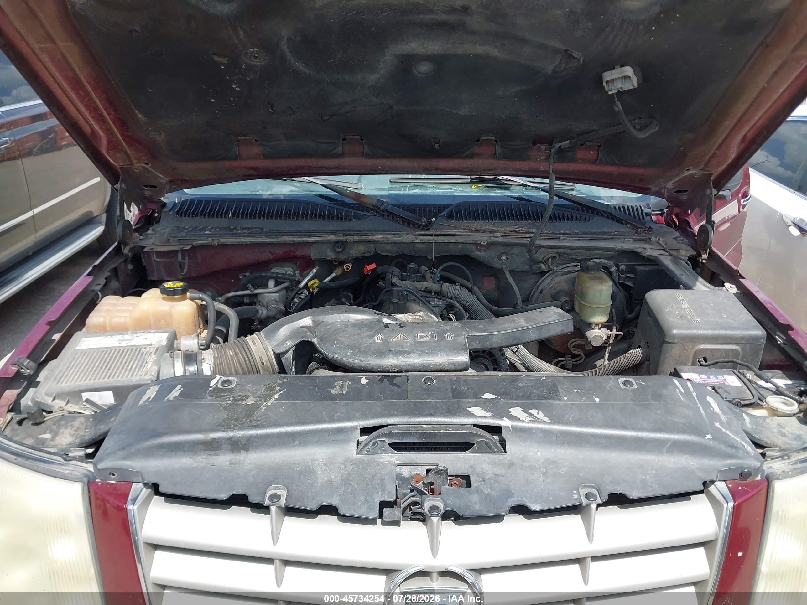 2002 Cadillac Escalade Standard Maroon vin: 1GYEC63TX2R121133