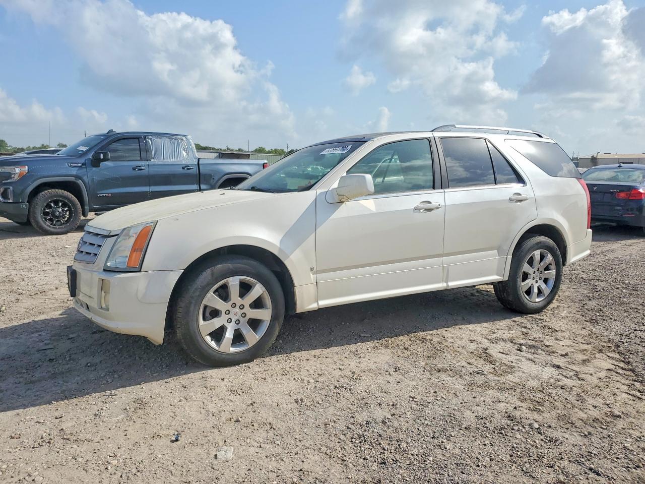 2008 Cadillac Srx White vin: 1GYEE23A180158313