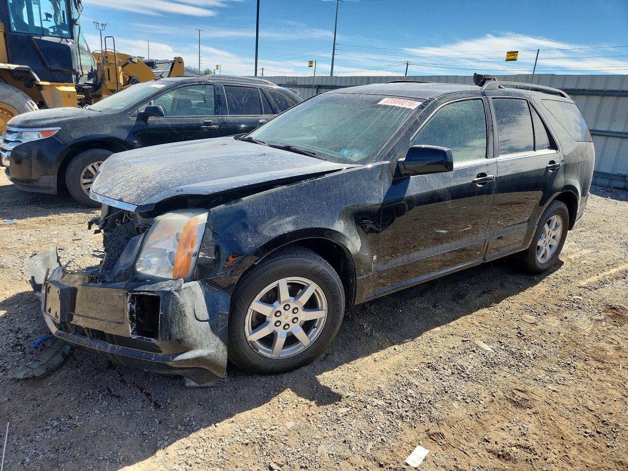 2009 Cadillac Srx Black vin: 1GYEE437090103336