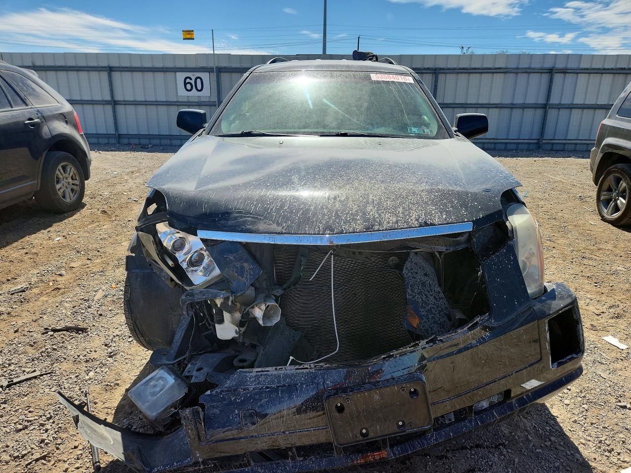 2009 Cadillac Srx Black vin: 1GYEE437090103336