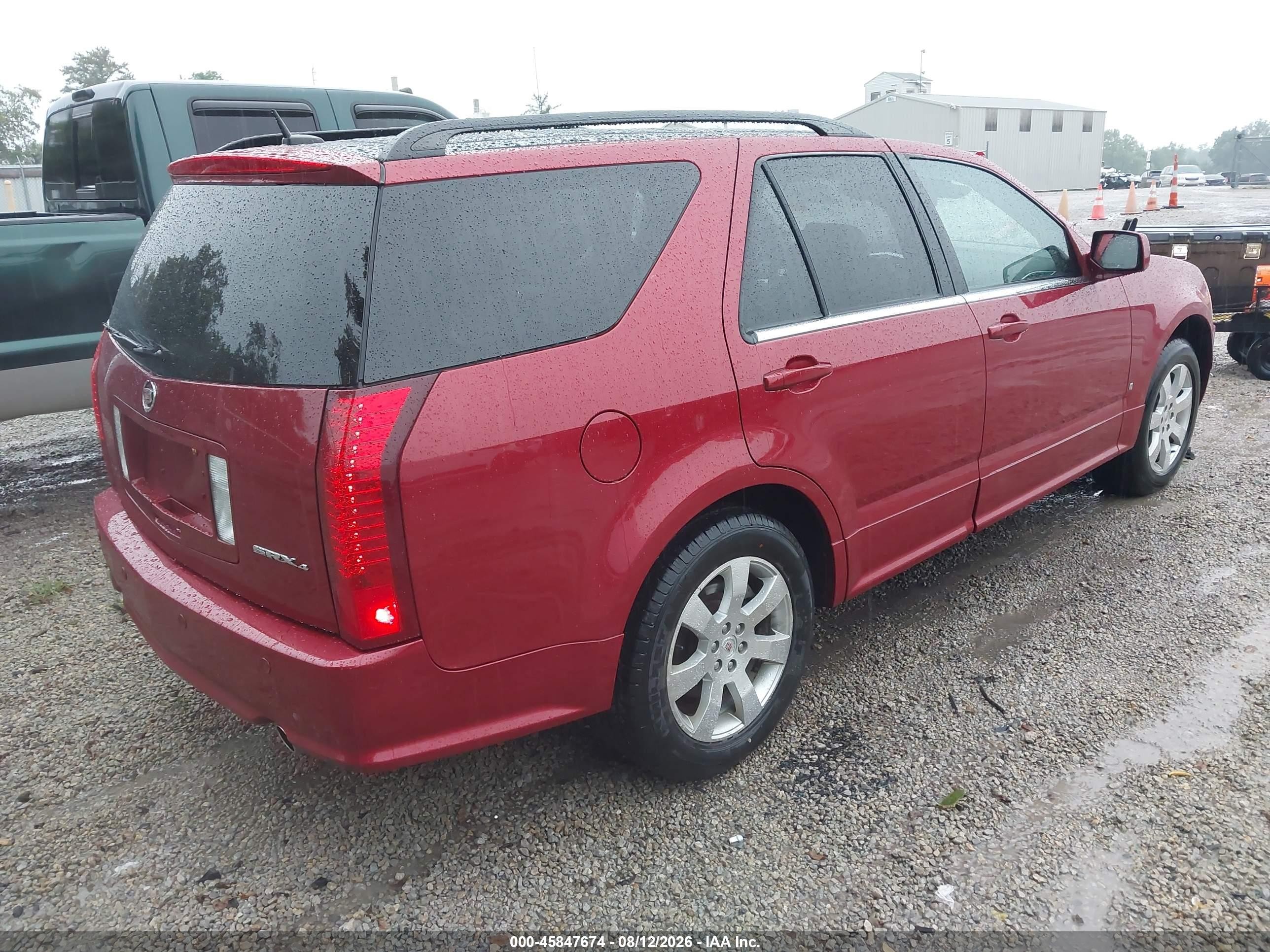 2008 Cadillac Srx V6 Red vin: 1GYEE437280156831
