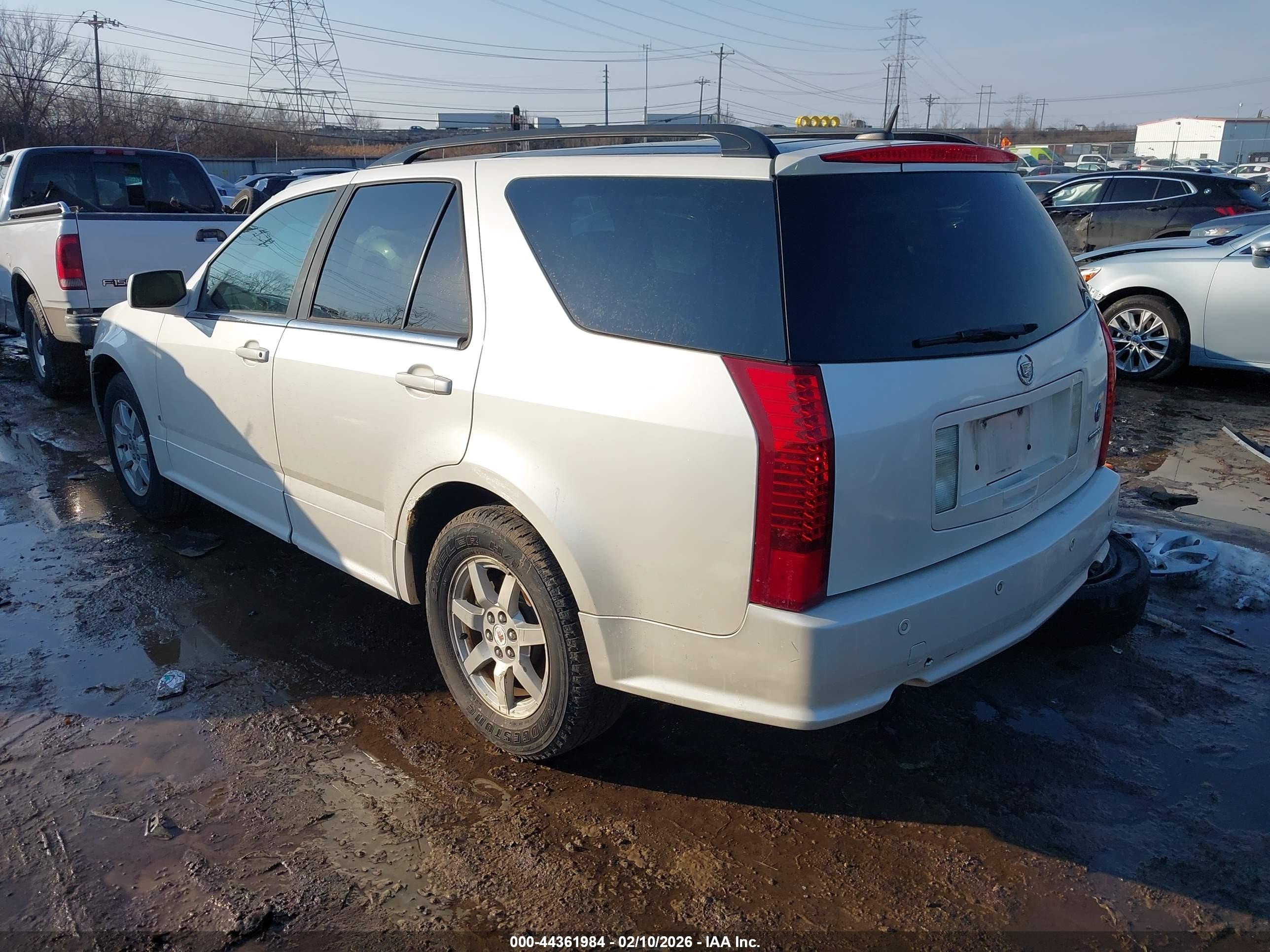 2009 Cadillac Srx V6 Белый vin: 1GYEE437290144504