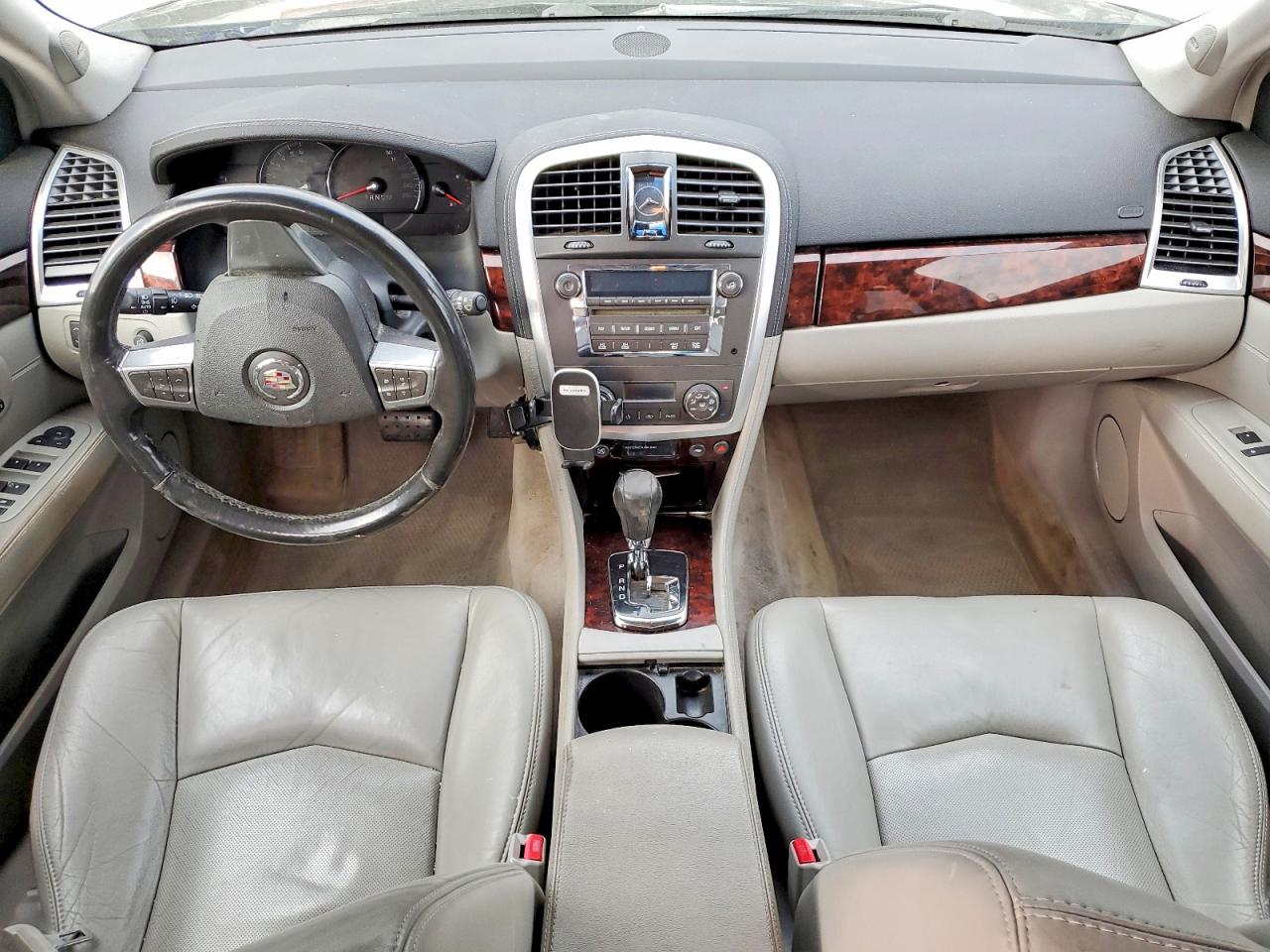 2008 Cadillac Srx Black vin: 1GYEE437480210856