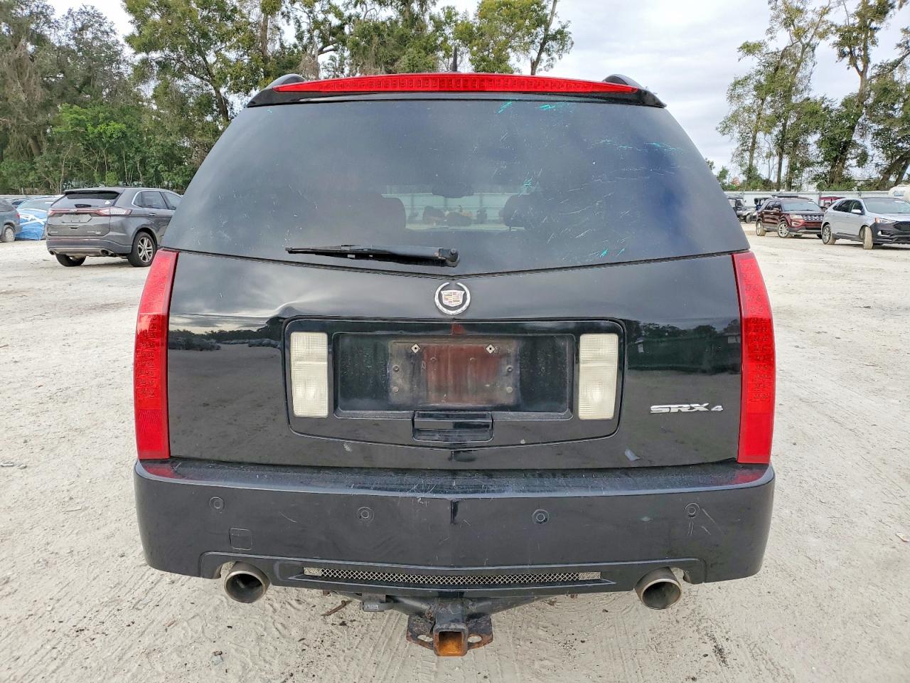 2008 Cadillac Srx Black vin: 1GYEE437480210856