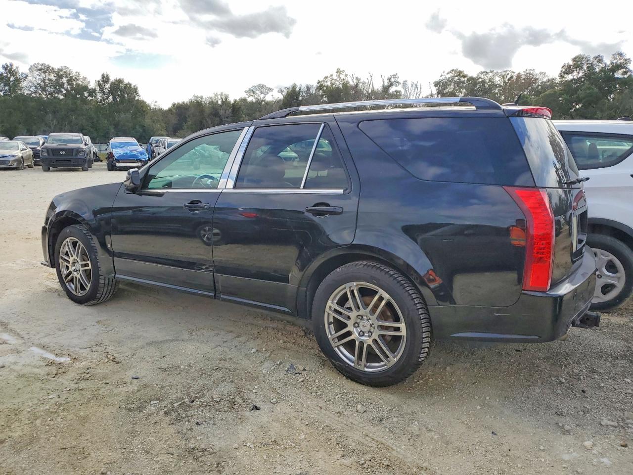 2008 Cadillac Srx Black vin: 1GYEE437480210856