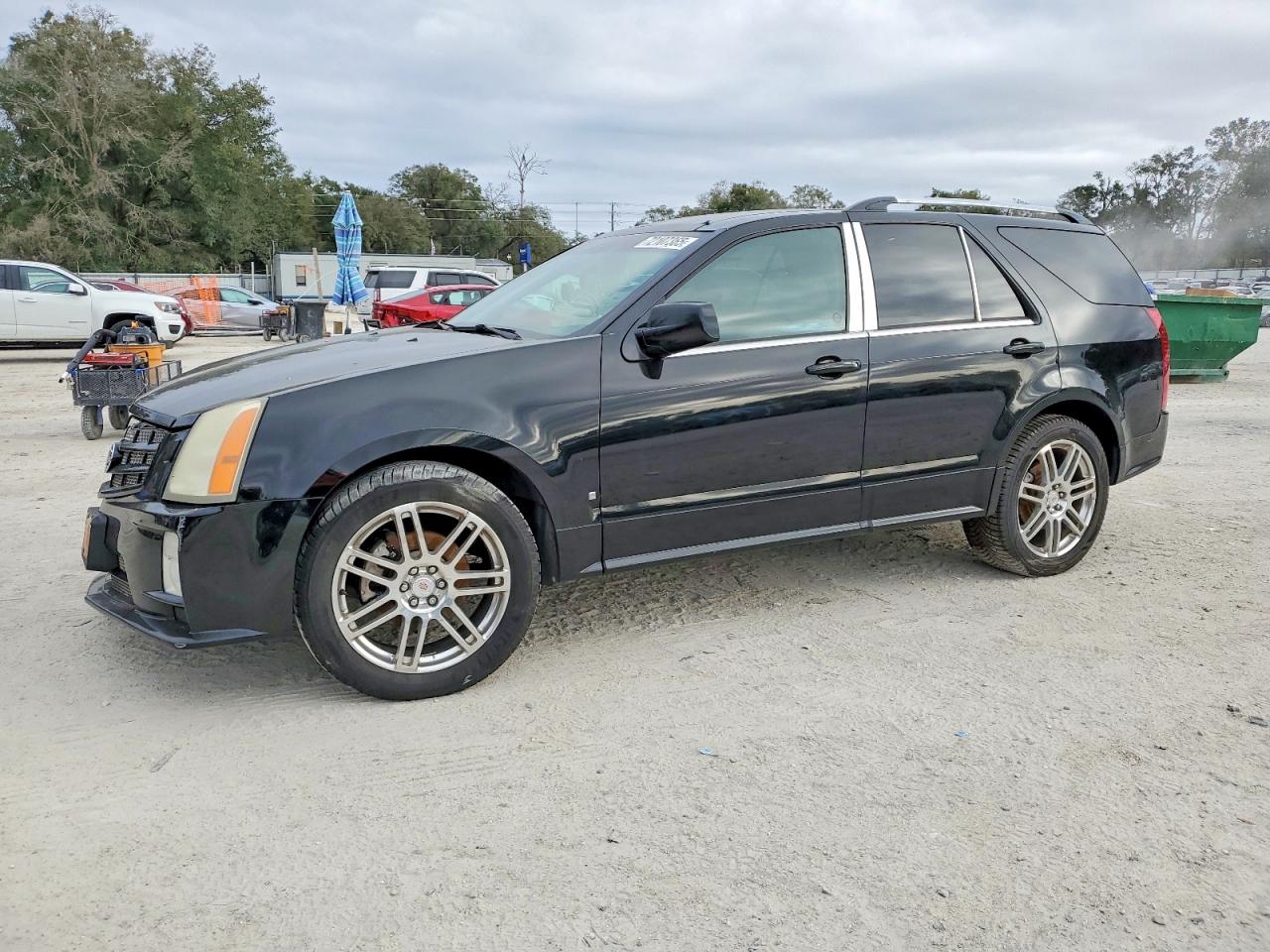 2008 Cadillac Srx Black vin: 1GYEE437480210856