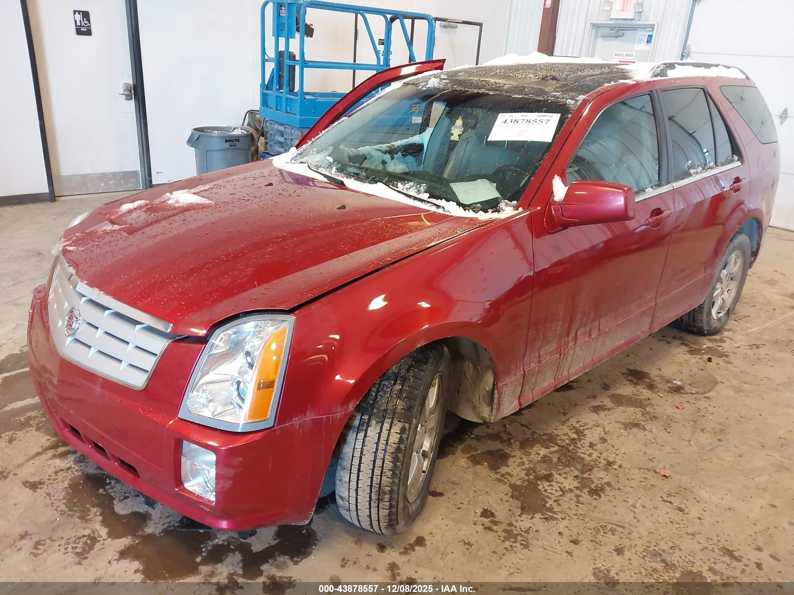 2009 Cadillac Srx V6 Red vin: 1GYEE437490123430