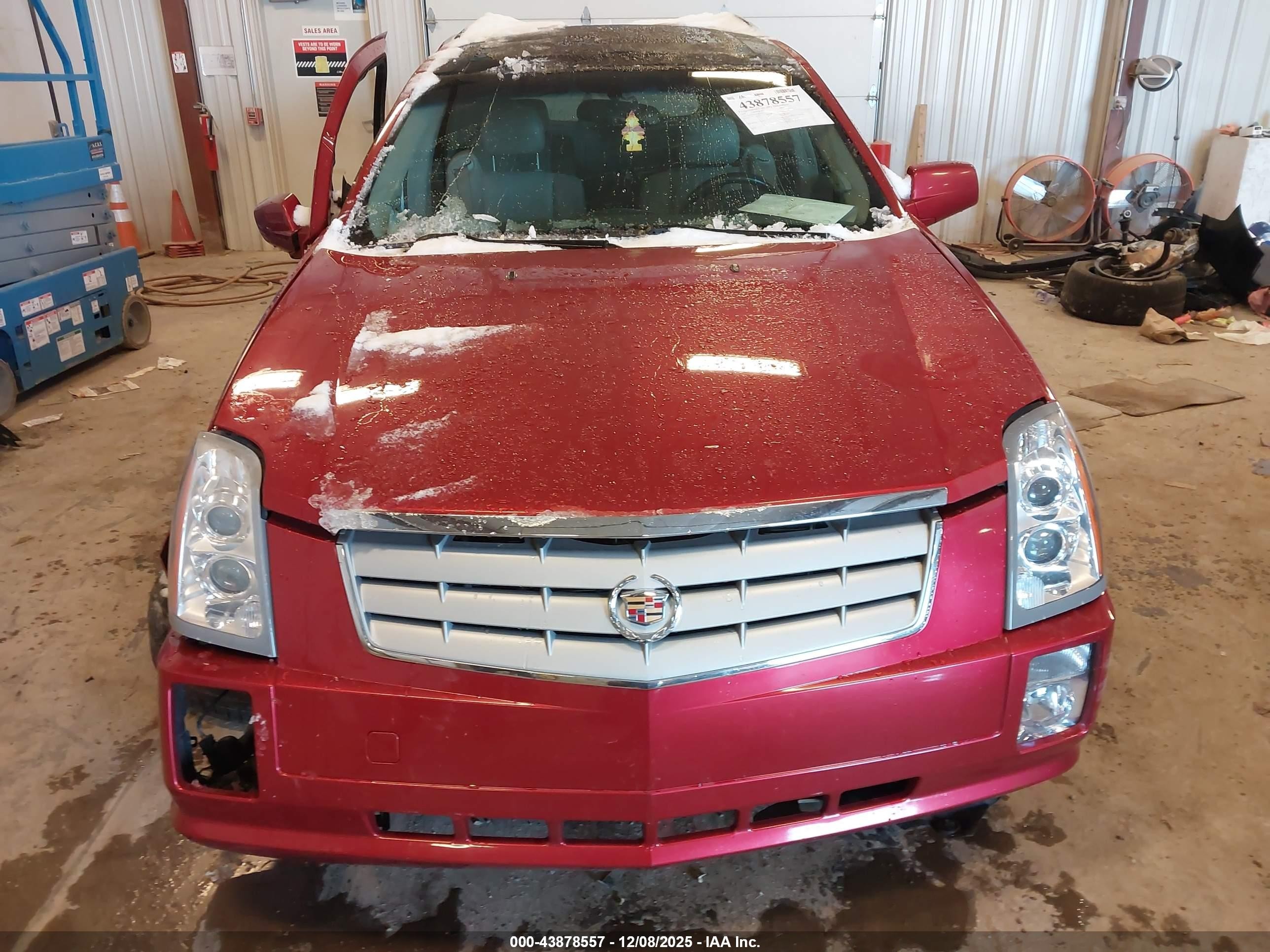 2009 Cadillac Srx V6 Red vin: 1GYEE437490123430