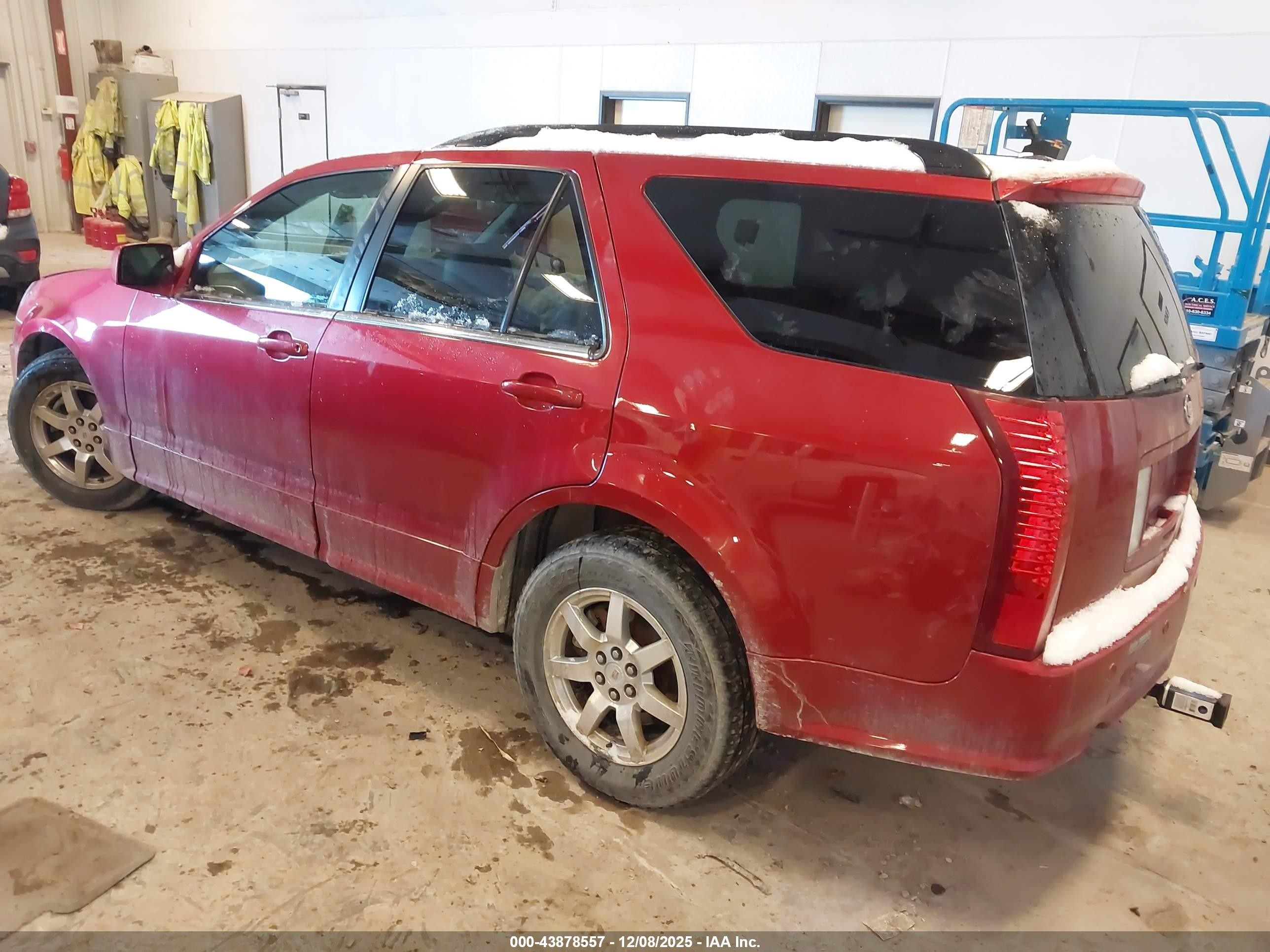 2009 Cadillac Srx V6 Red vin: 1GYEE437490123430