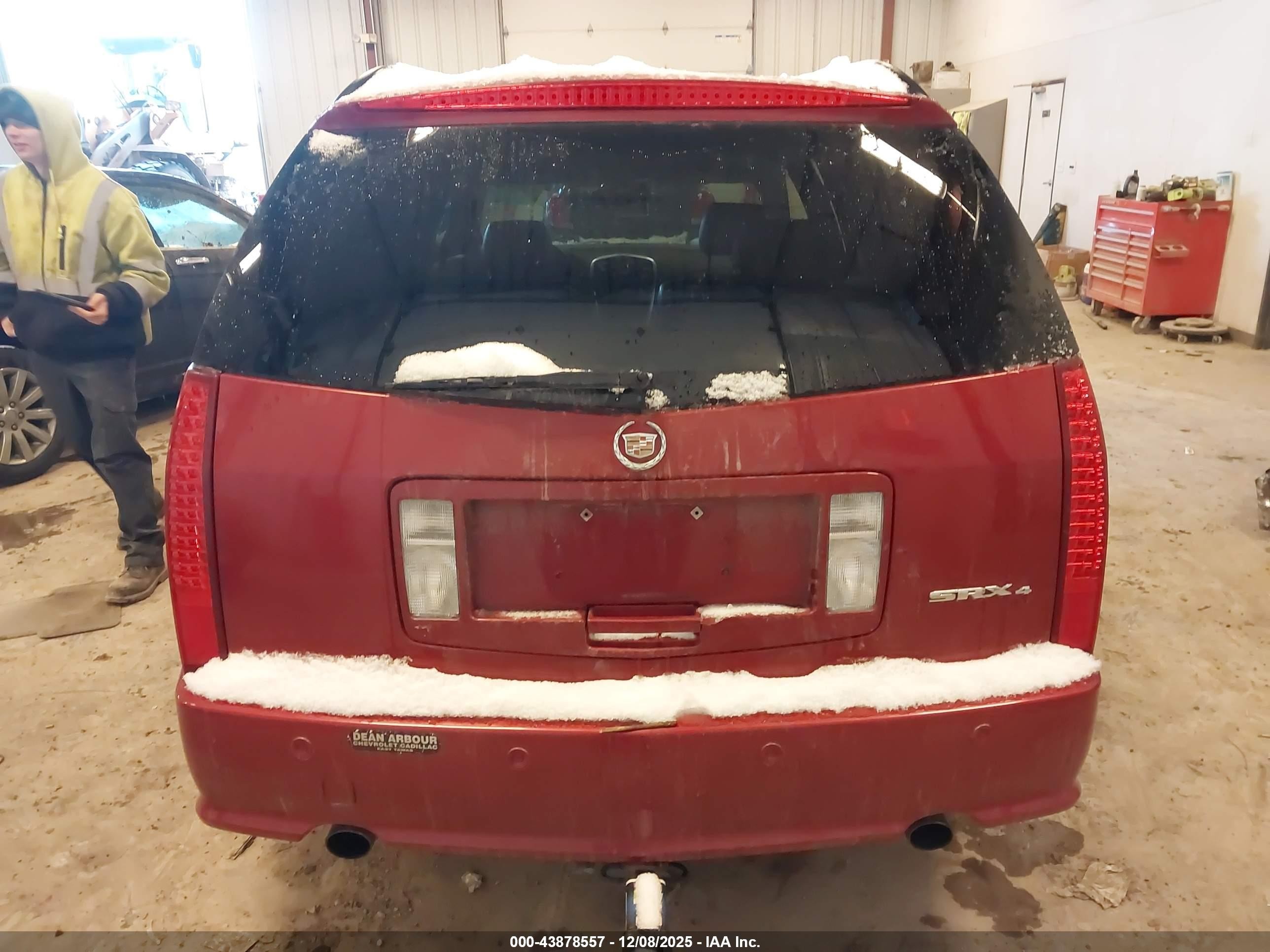 2009 Cadillac Srx V6 Red vin: 1GYEE437490123430