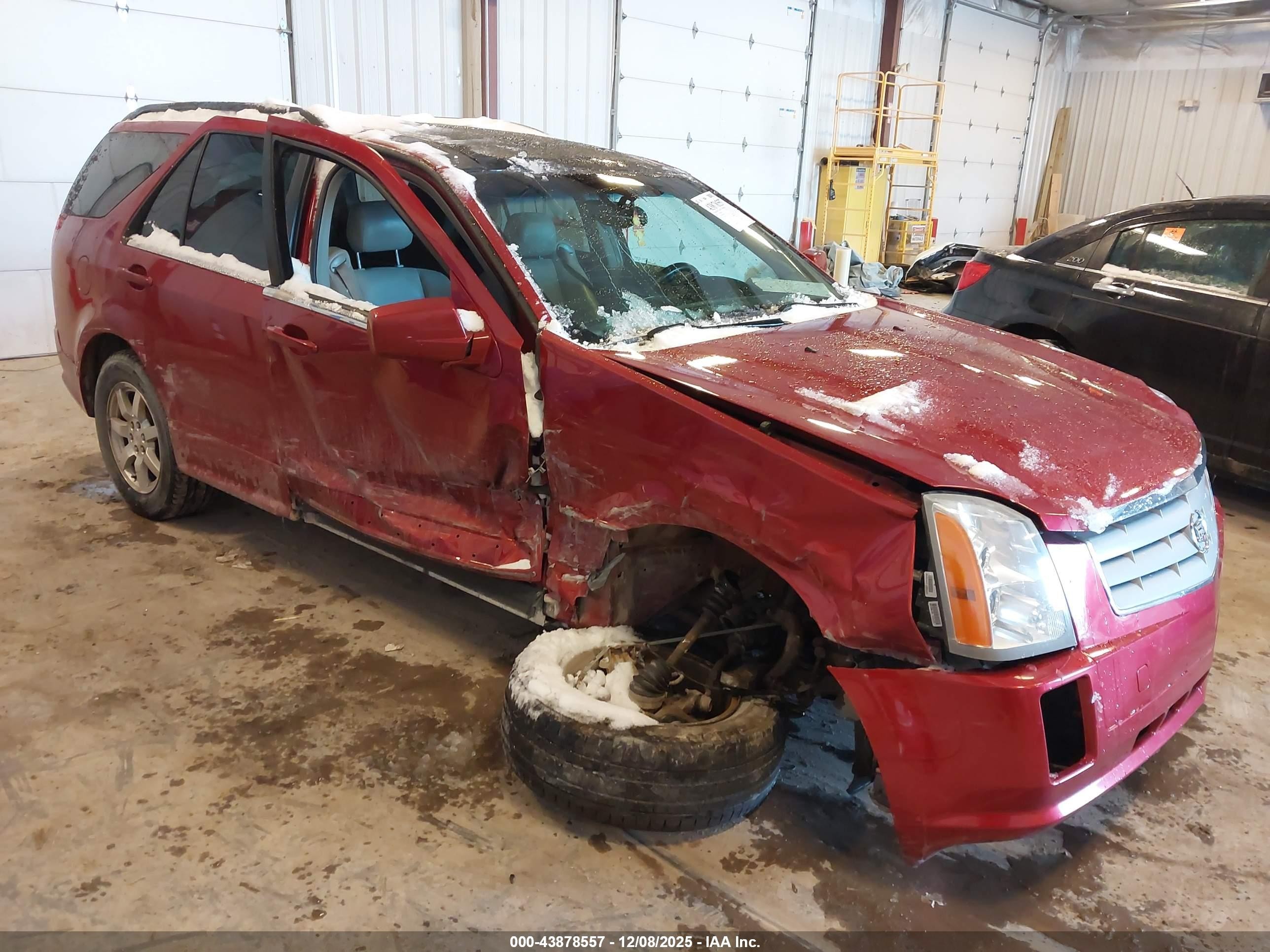 2009 Cadillac Srx V6 Red vin: 1GYEE437490123430