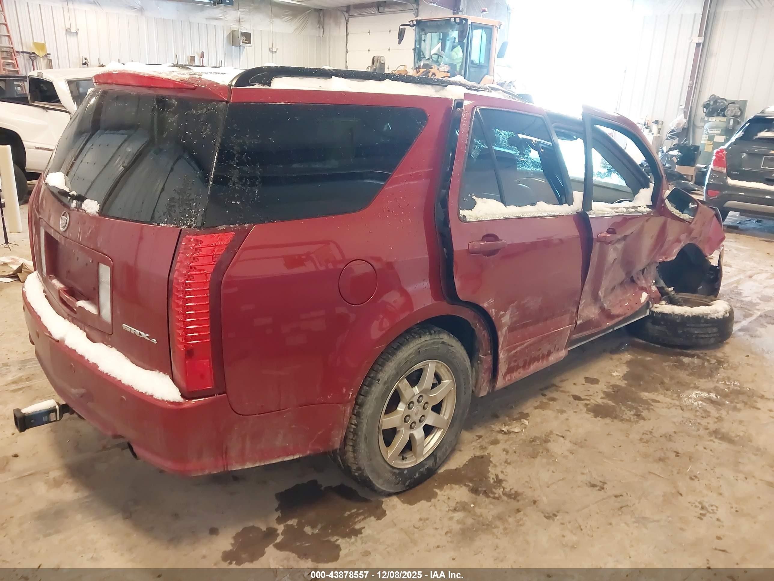 2009 Cadillac Srx V6 Red vin: 1GYEE437490123430