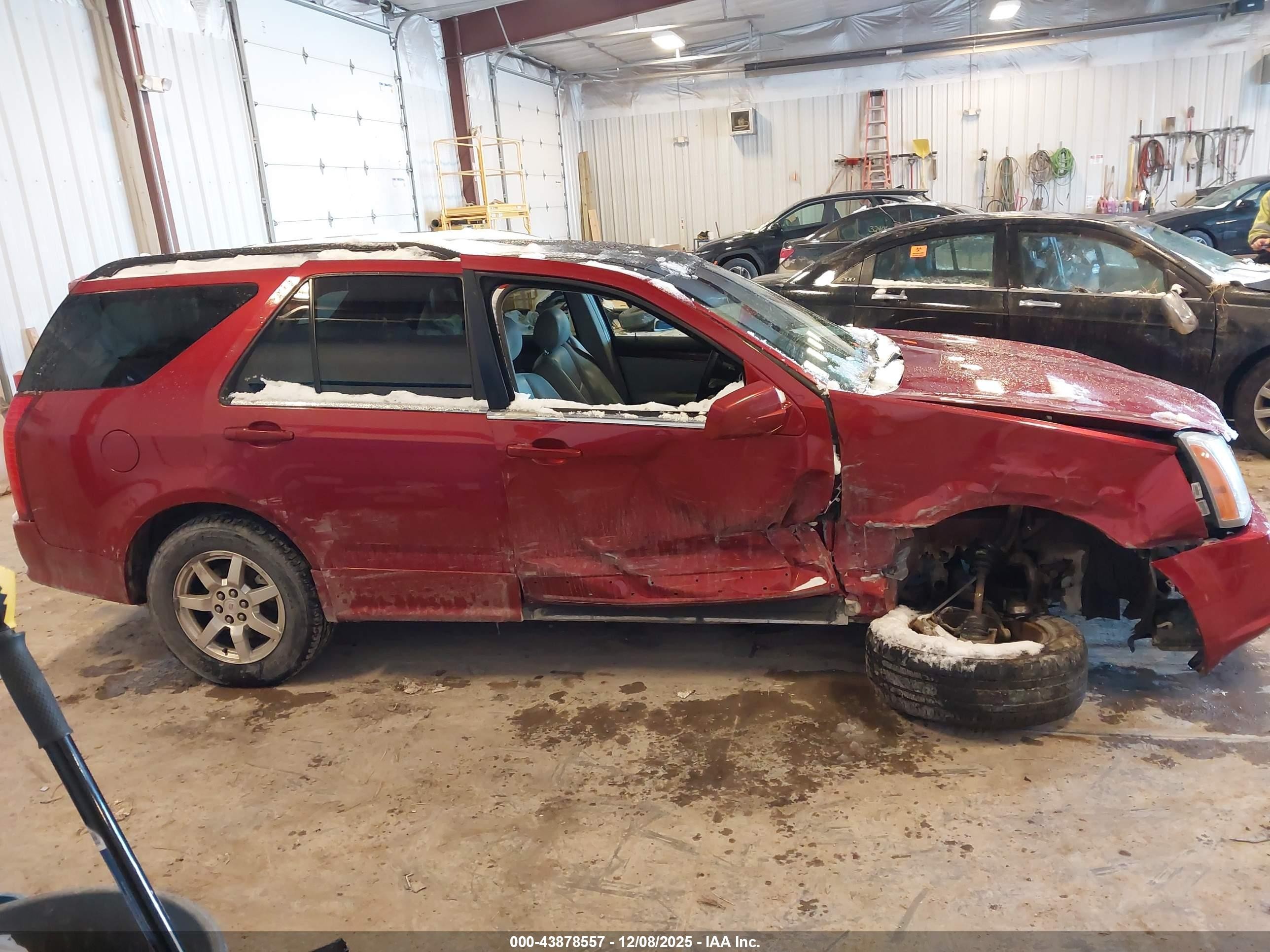 2009 Cadillac Srx V6 Red vin: 1GYEE437490123430