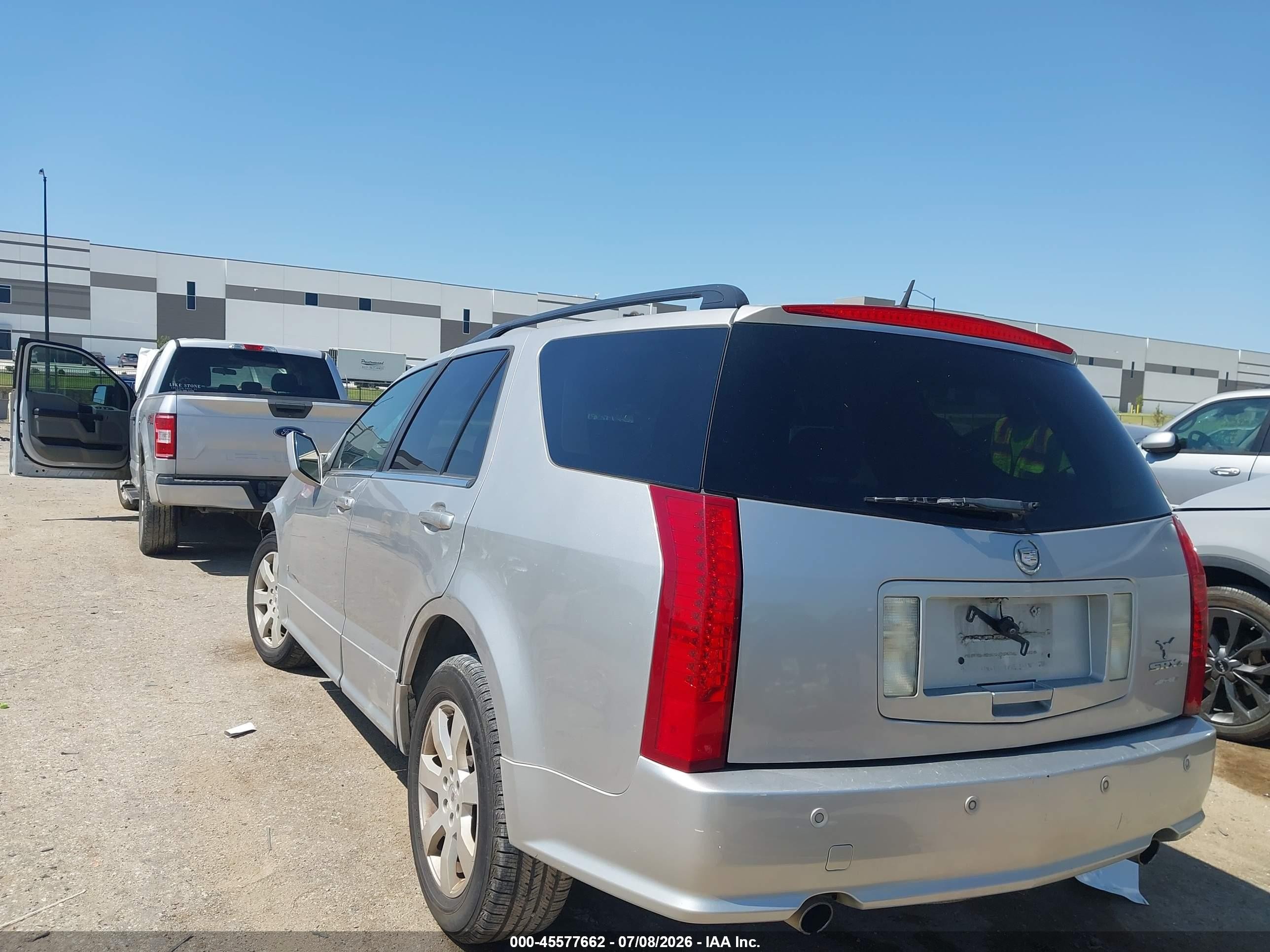 2008 Cadillac Srx V6 Silver vin: 1GYEE437580150294