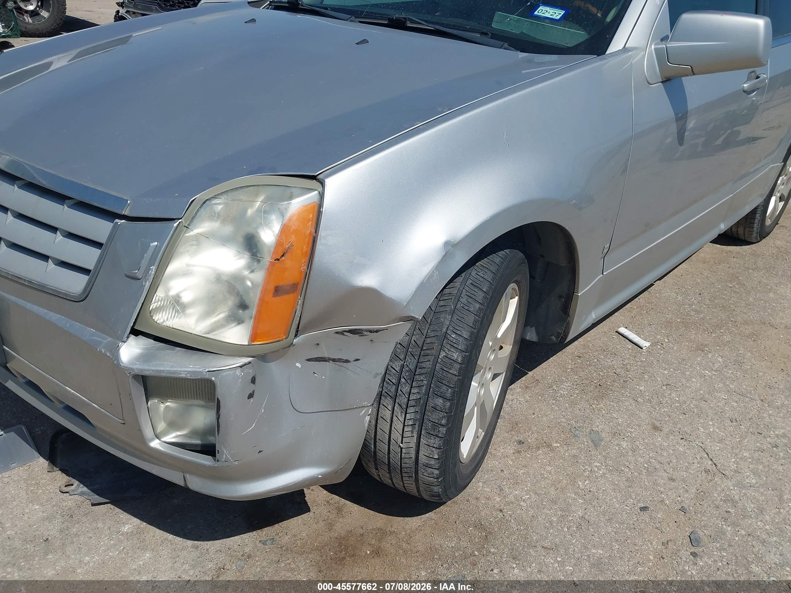 2008 Cadillac Srx V6 Silver vin: 1GYEE437580150294