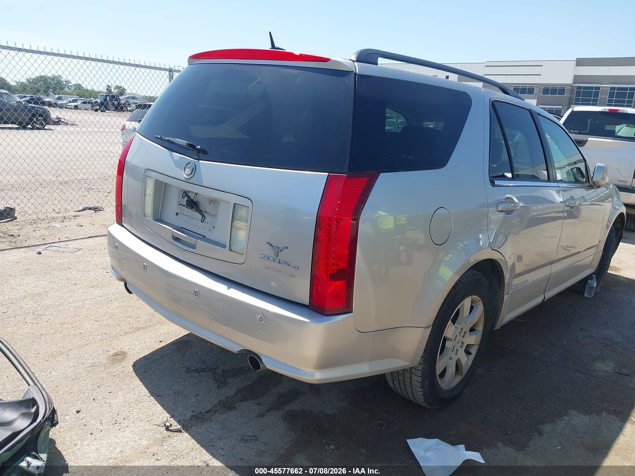 2008 Cadillac Srx V6 Silver vin: 1GYEE437580150294