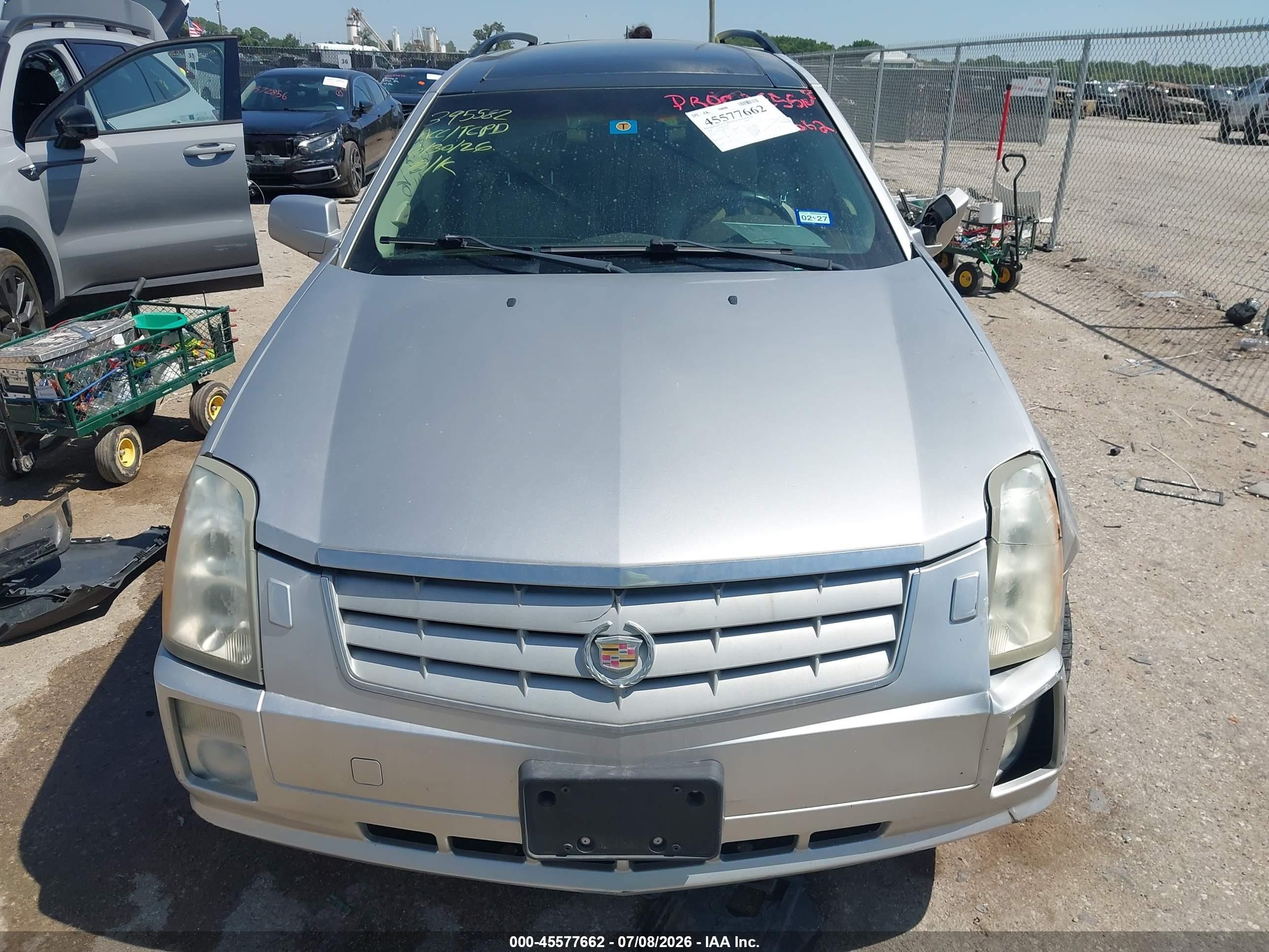 2008 Cadillac Srx V6 Silver vin: 1GYEE437580150294