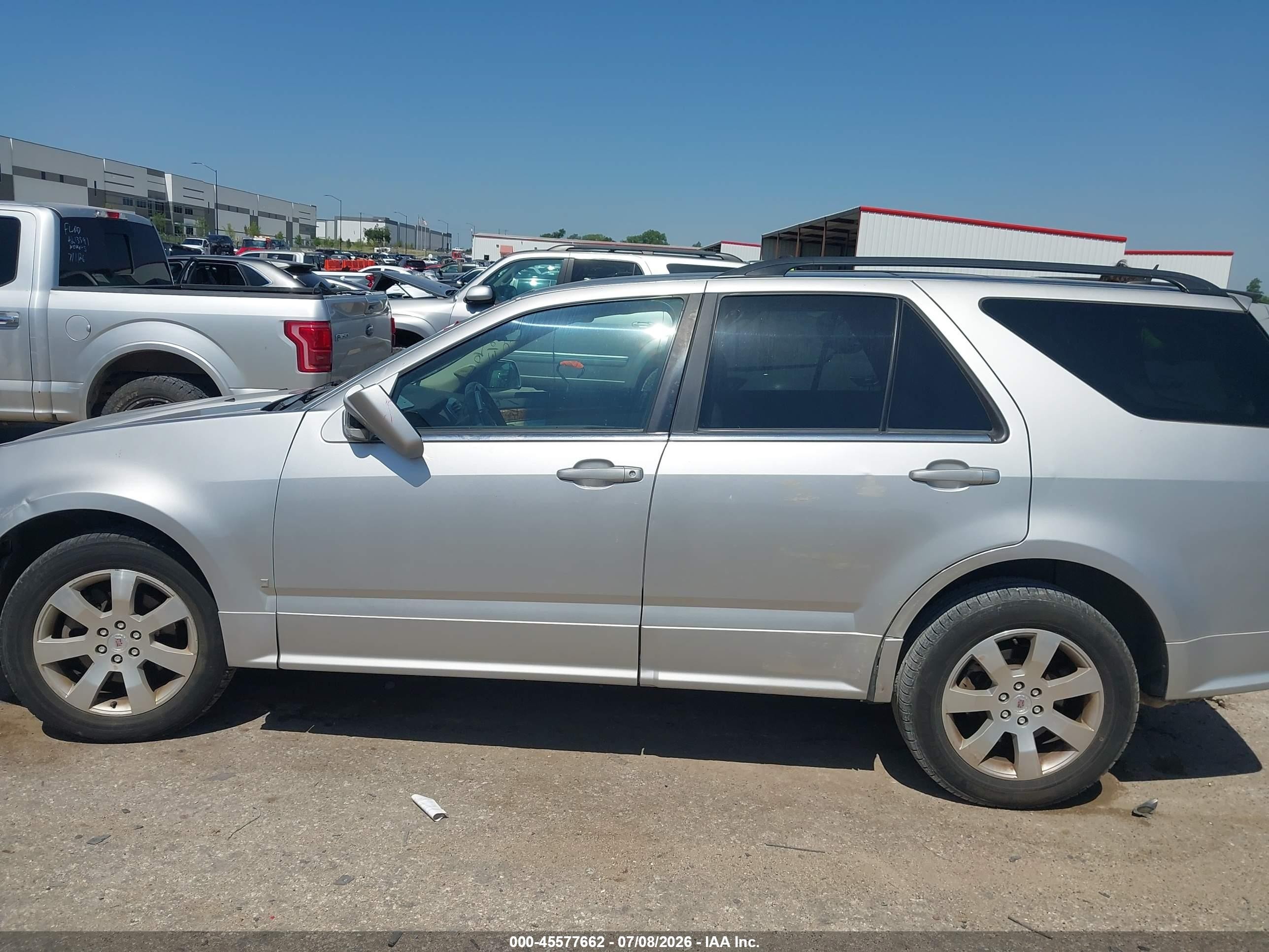 2008 Cadillac Srx V6 Silver vin: 1GYEE437580150294